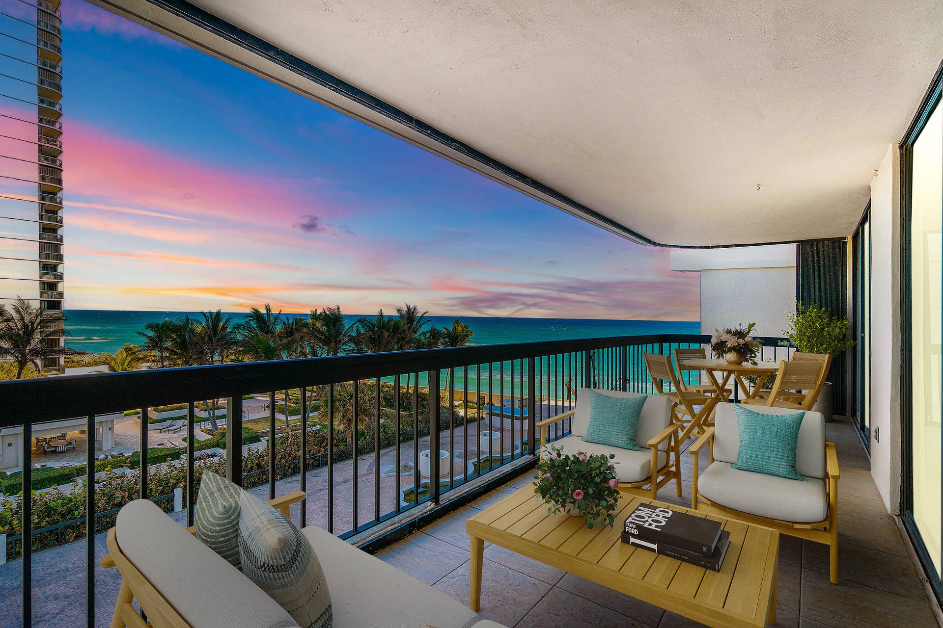 5380 N Ocean Drive N, #5g, Riviera Beach, FL 33404 Virtual Balcony Ocean View