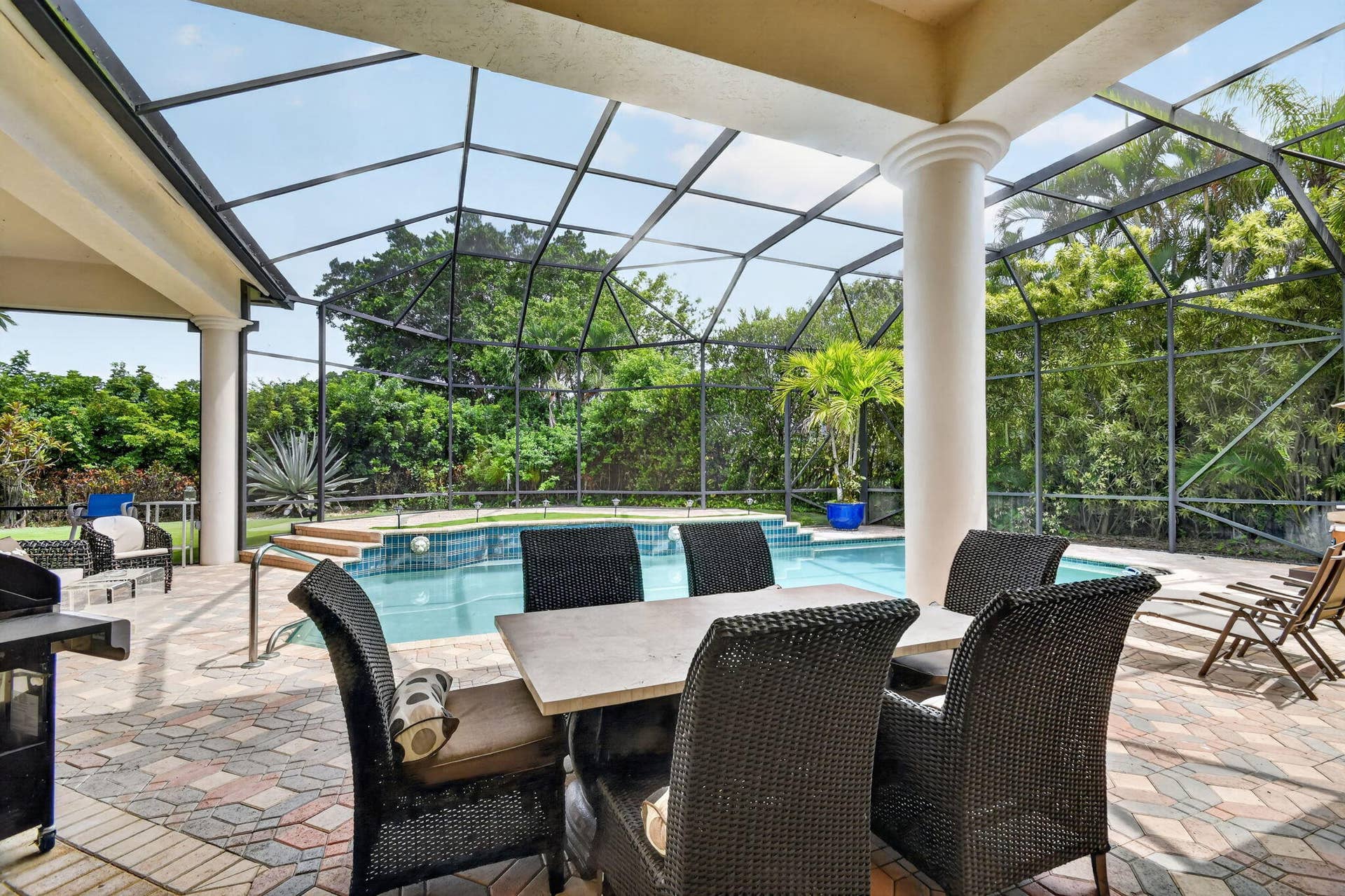 4936 Exeter Estate Lane, Lake Worth, FL 33449 Covered Screened Enclosed Patio