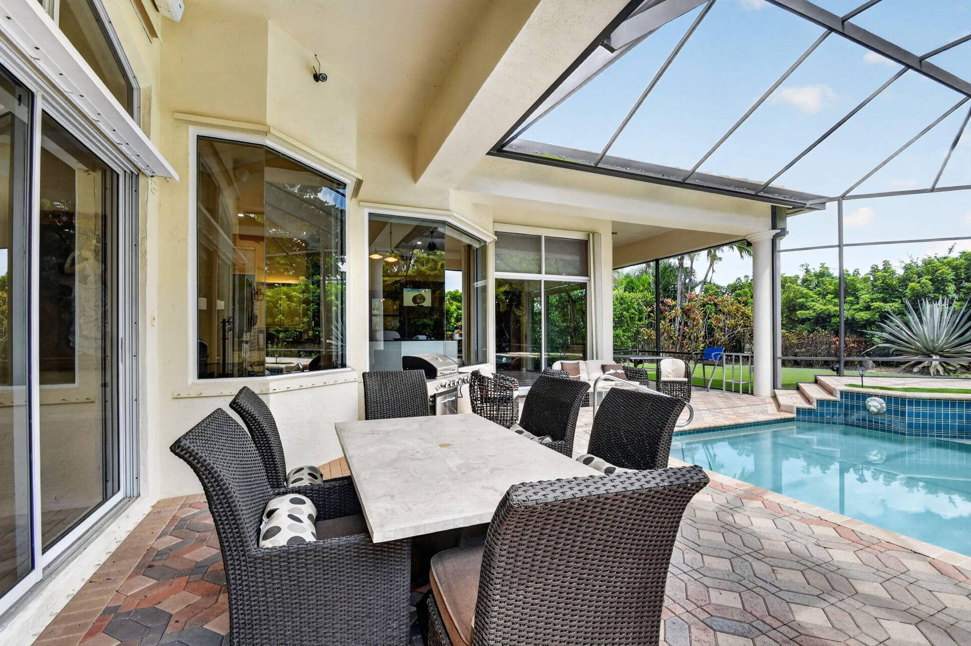 4936 Exeter Estate Lane, Lake Worth, FL 33449 Covered Screened Enclosed Patio