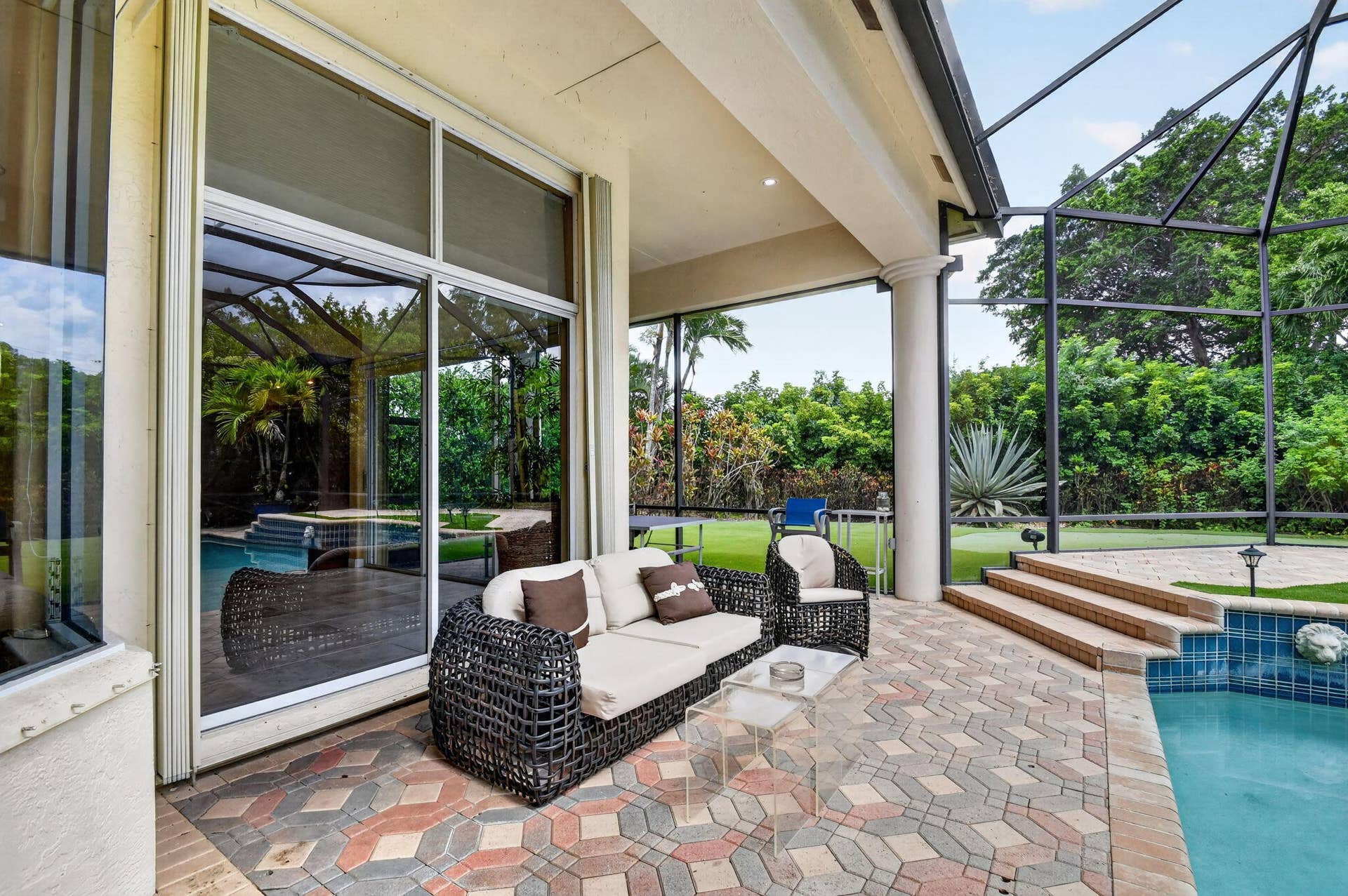 4936 Exeter Estate Lane, Lake Worth, FL 33449 Covered Screened Enclosed Patio