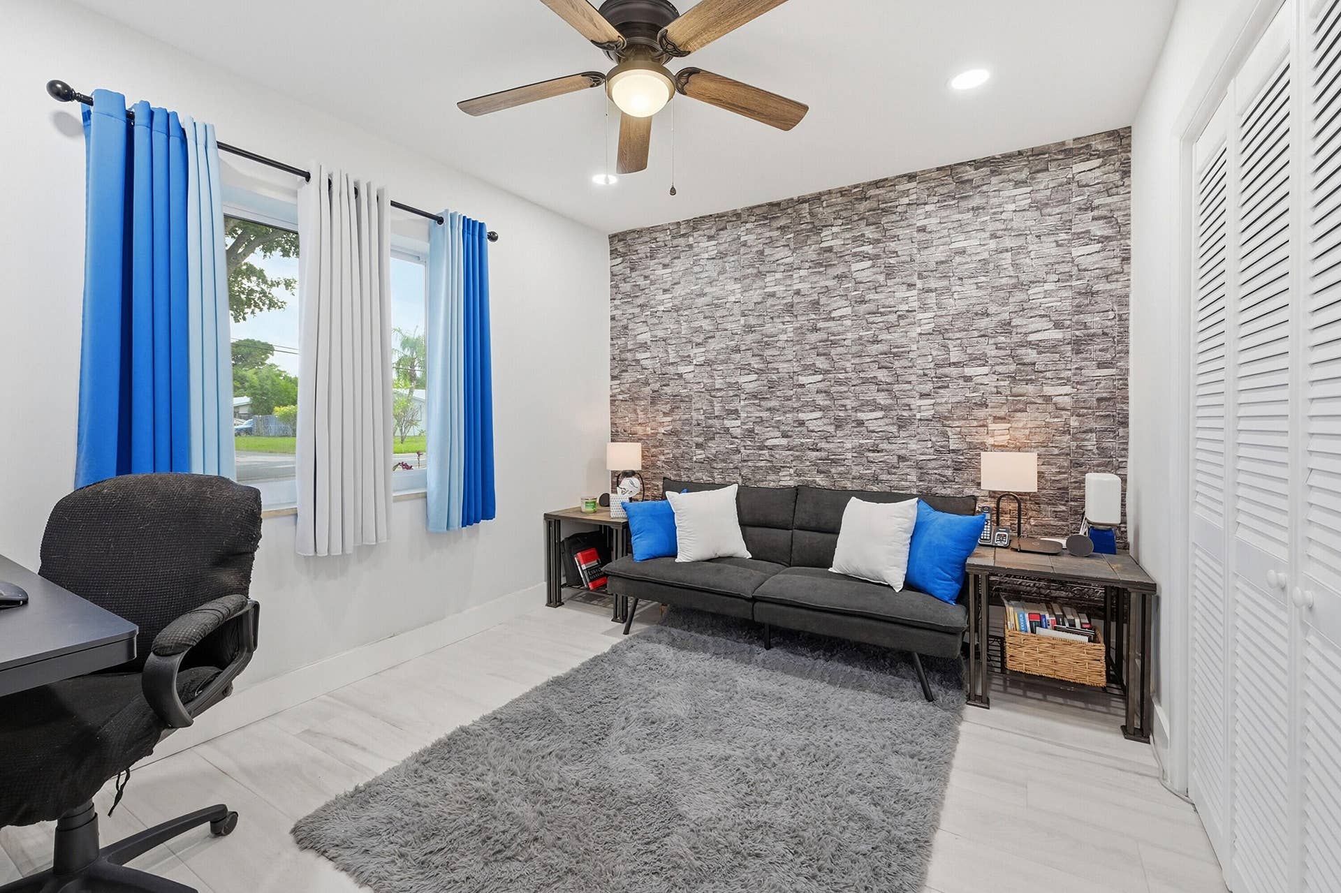 141 SE 8th Street, Pompano Beach, FL 33060 Bright and inviting bedroom with generous space for family, guests, or a home office.