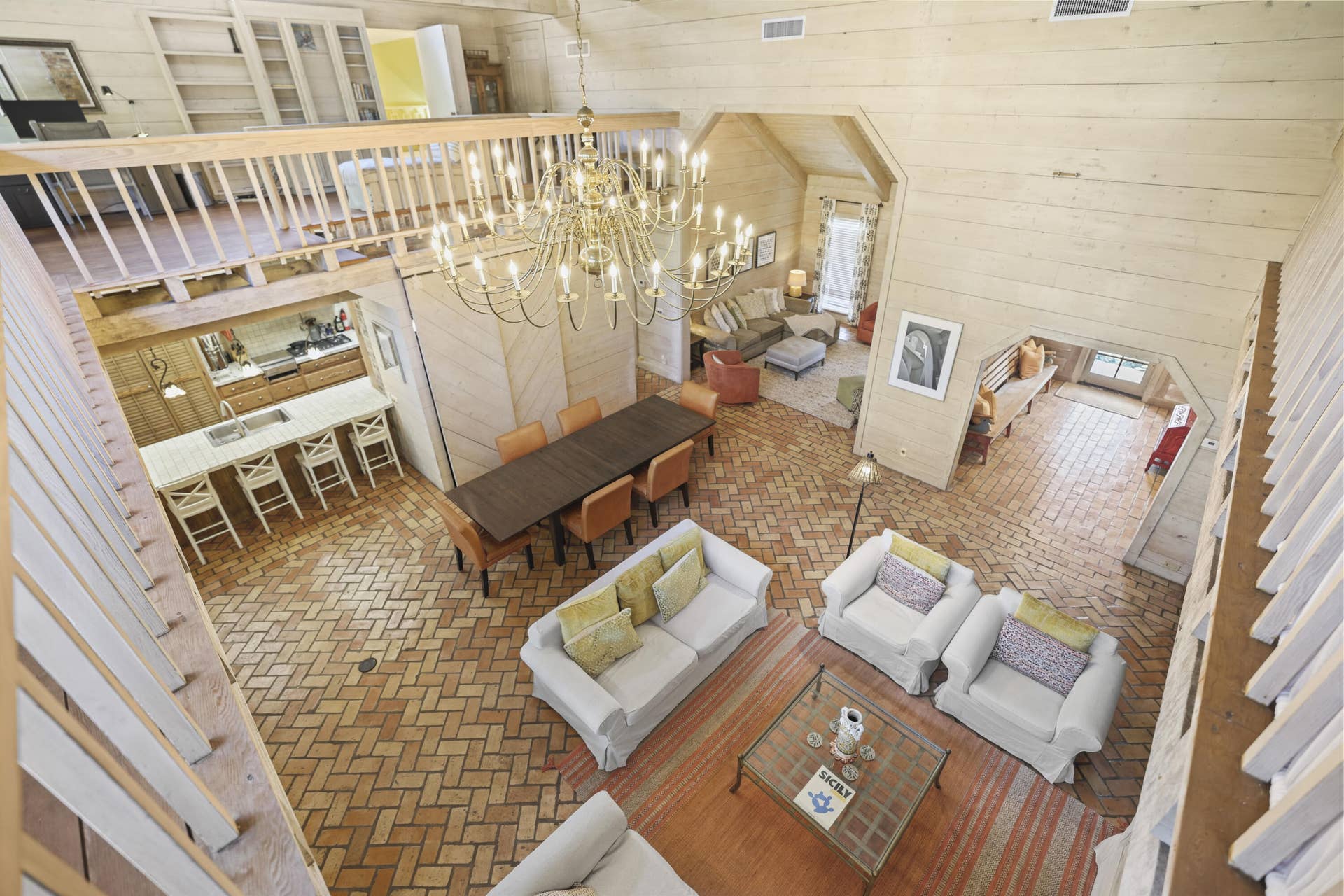 view from loft