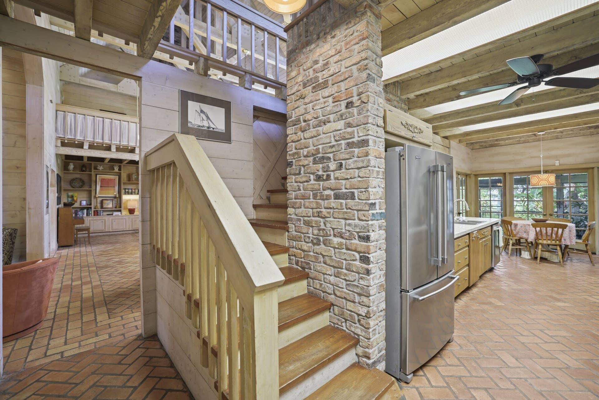 Stairway to loft