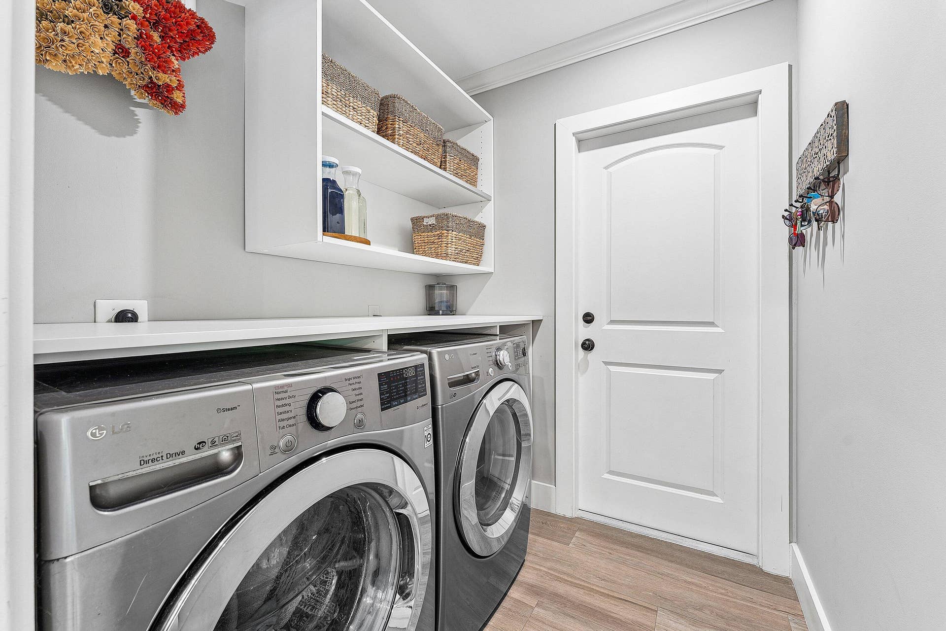 Laundry Room off Kitchen with Garage Access