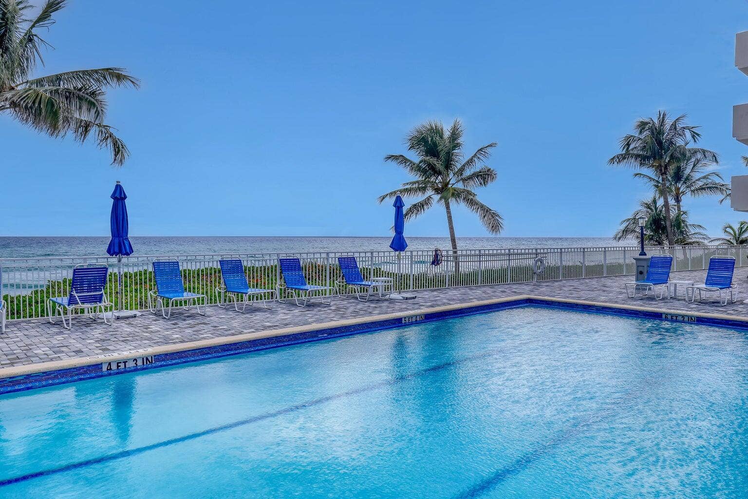 3221 S Ocean Boulevard, #1003, Highland Beach, FL 33487 North Pool