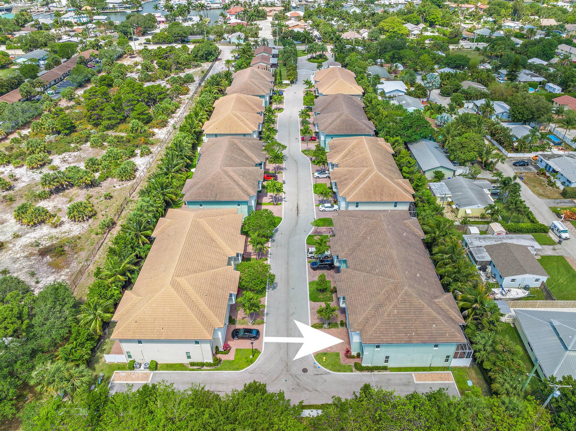 Aerial with Arrow