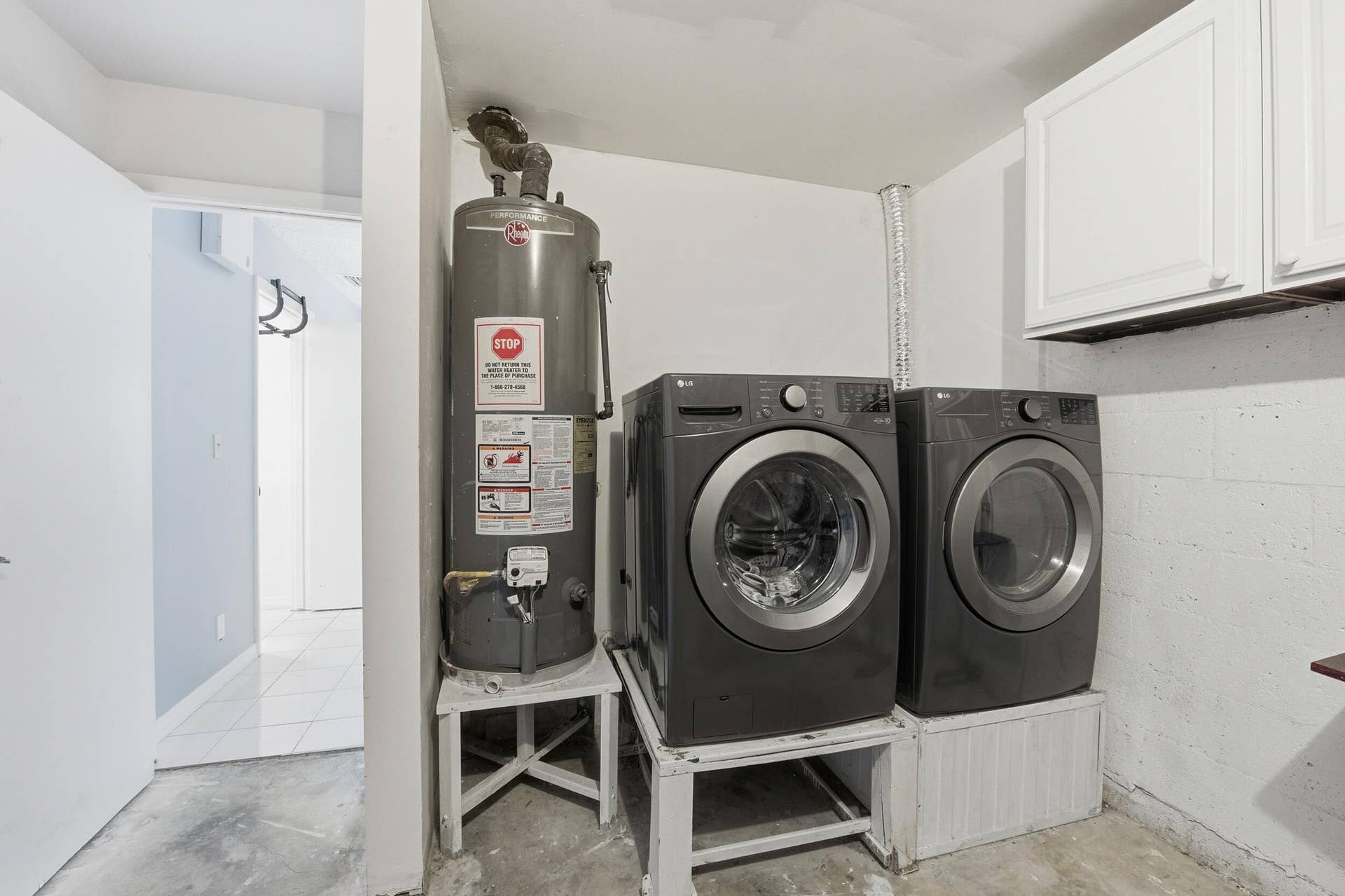 Washer/Dryer in Garage