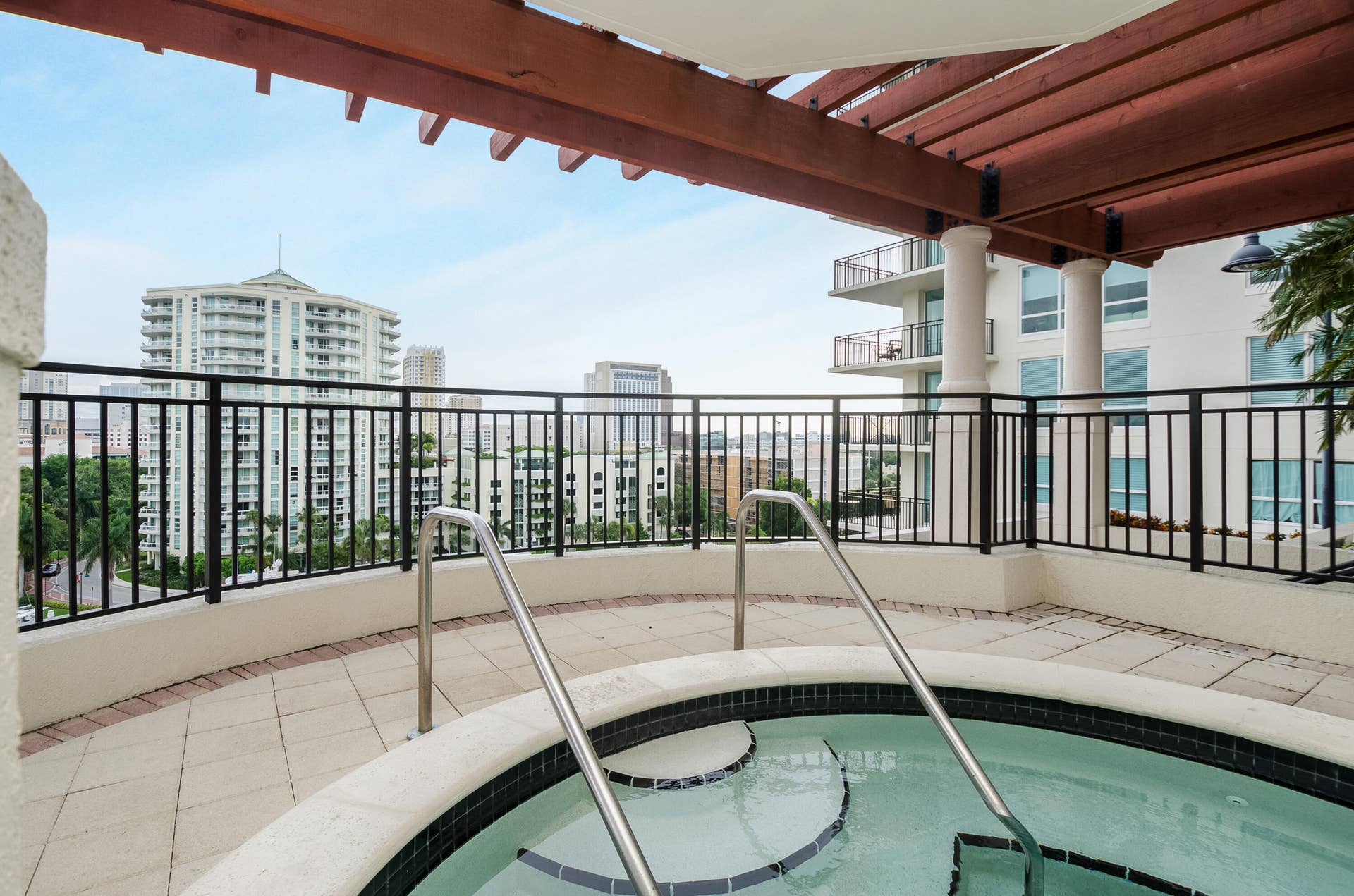 Hot Tub by Pool