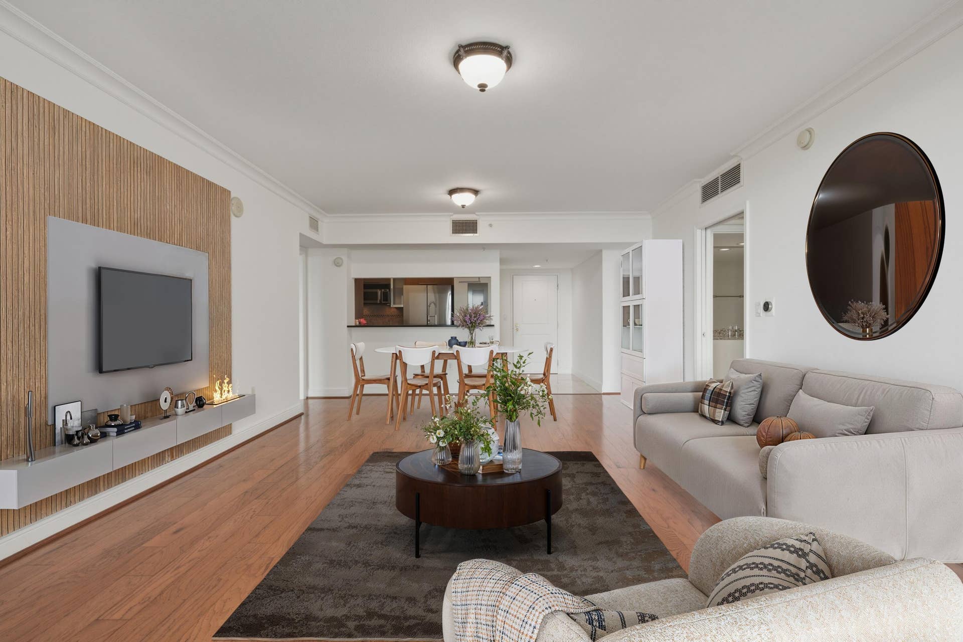 Living Area - Staged