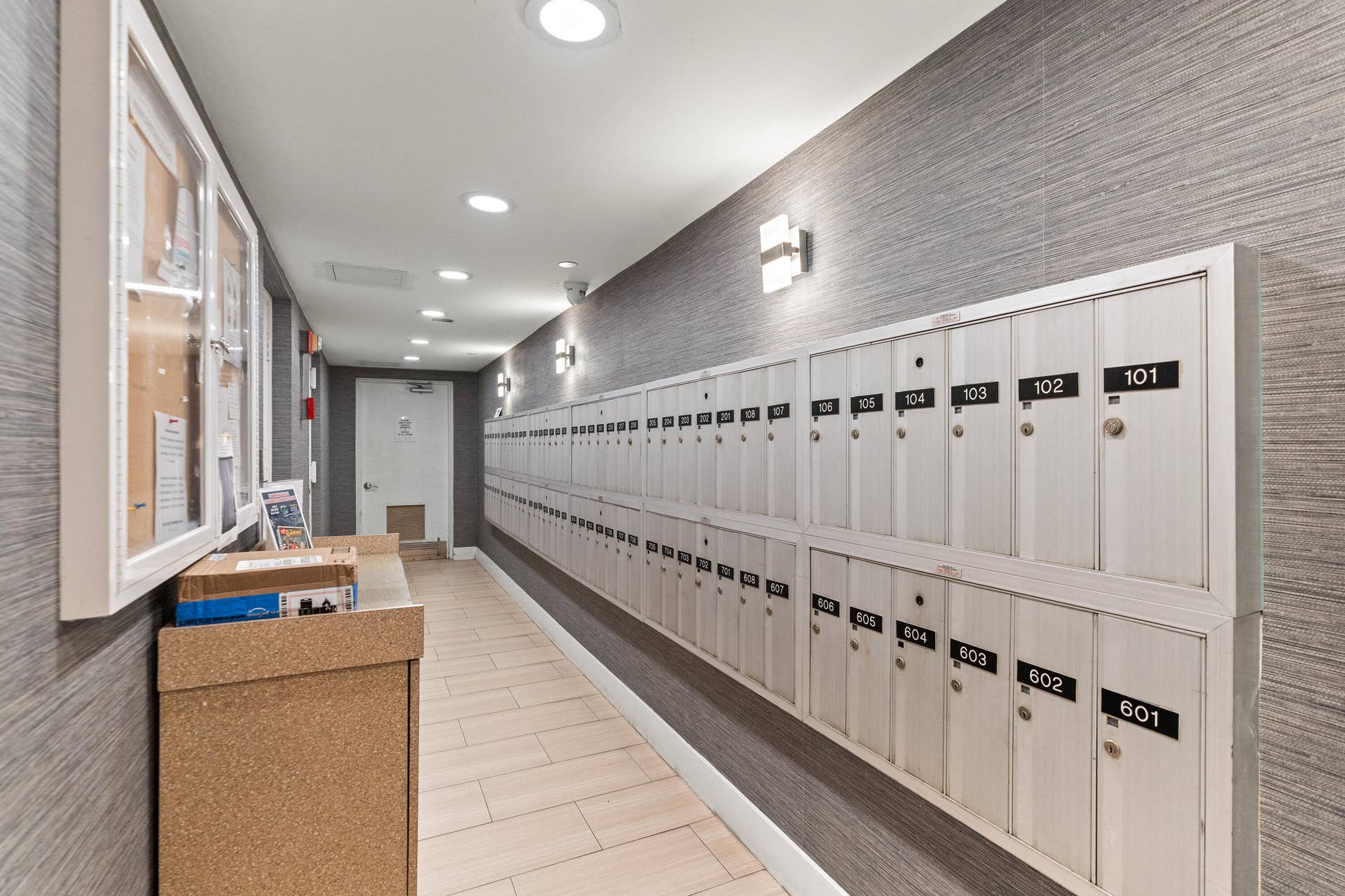 A convenient mail center.