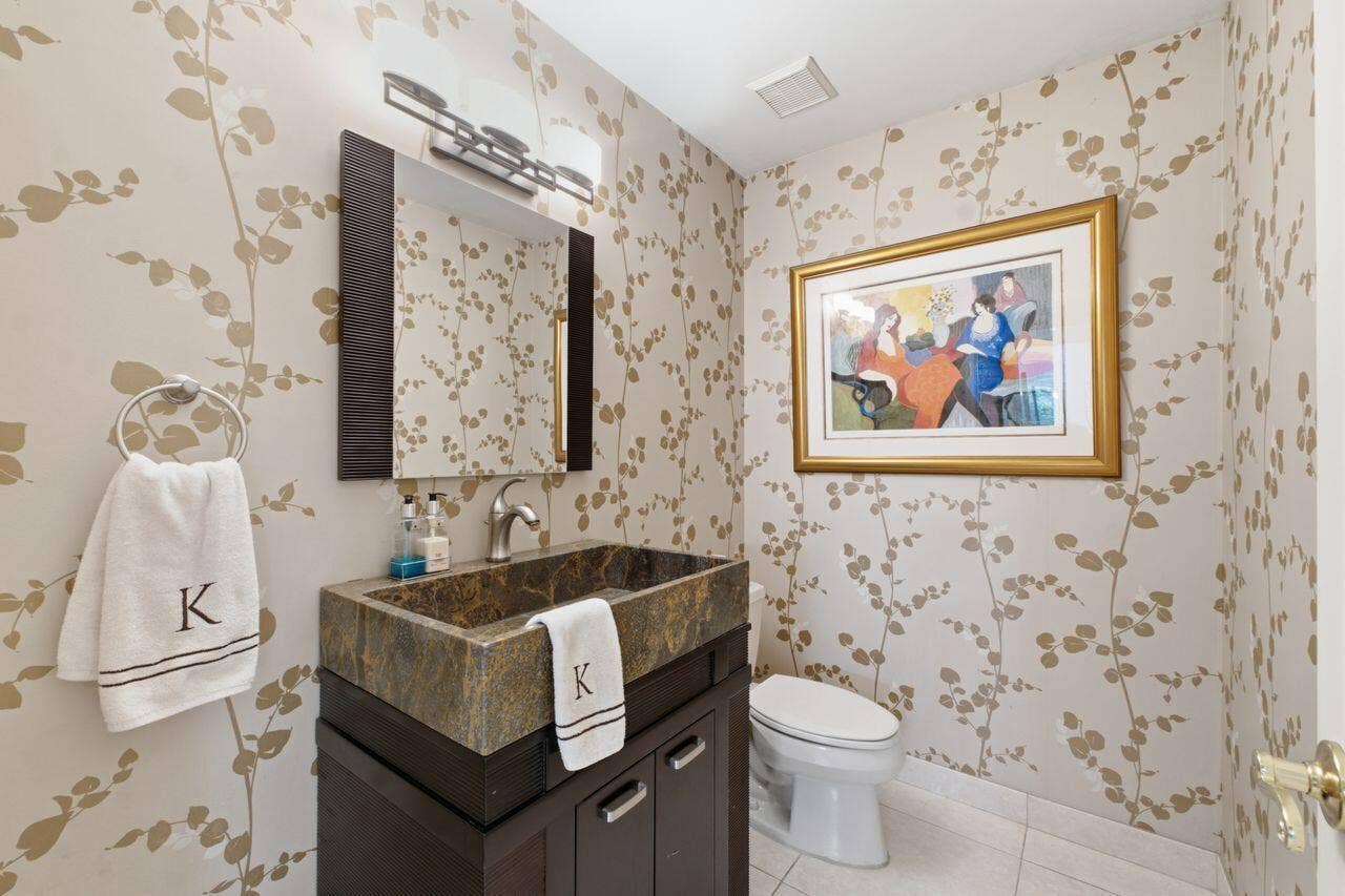 Powder bathroom
