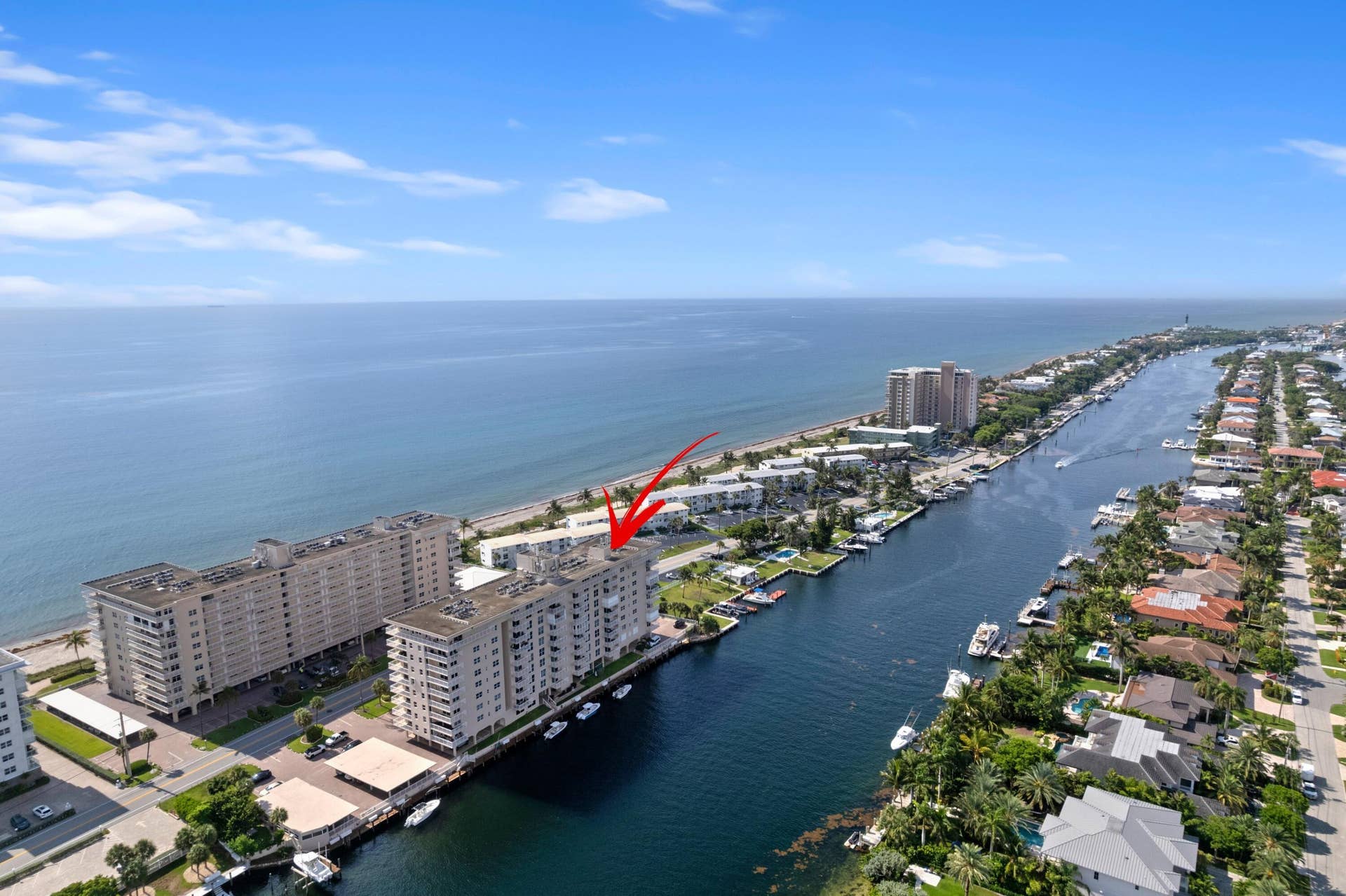 1050 Hillsboro Mile, #403w, Hillsboro Beach, FL 33062 Aerial Neighborhood View