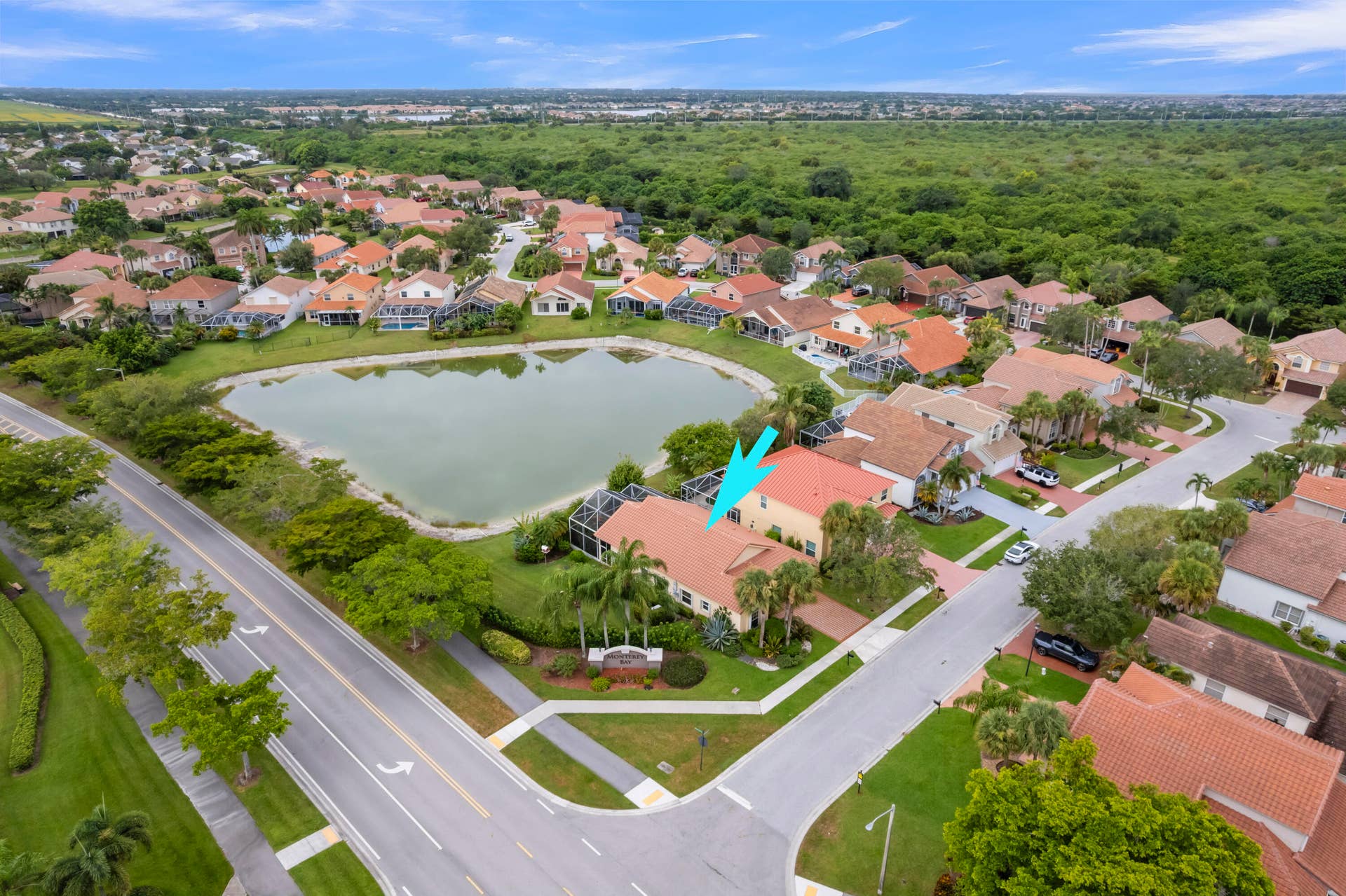 12910 Clifton, Boca Raton, FL 33428 House Location