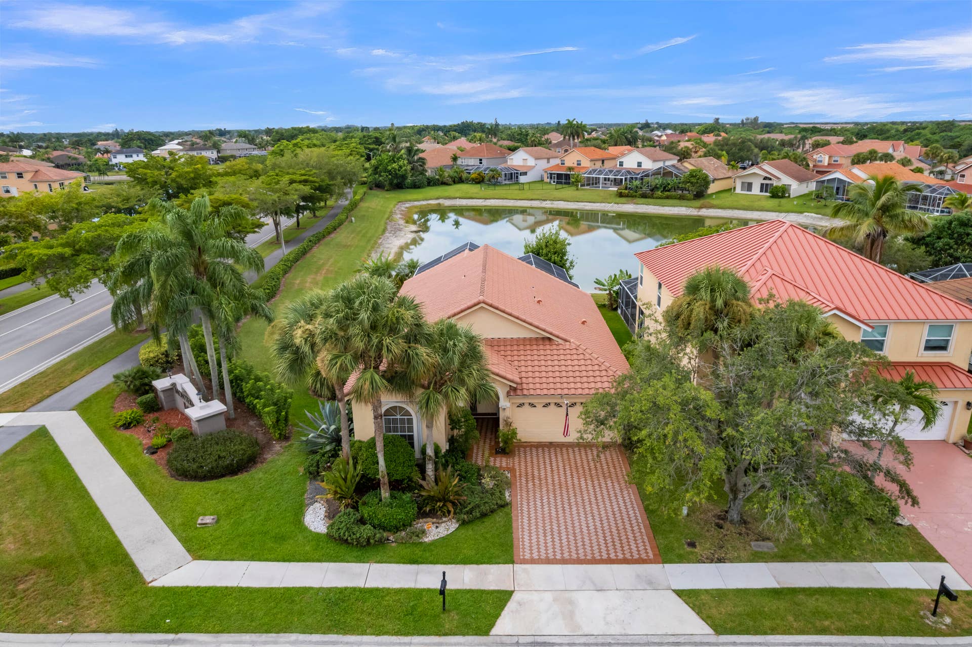 12910 Clifton, Boca Raton, FL 33428 Aerial of House