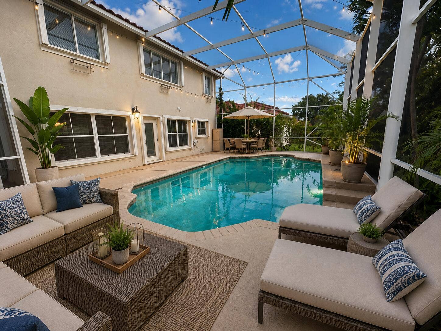 5157 NW 122nd Avenue, Coral Springs, FL 33076 VIRTUALLY STAGED SCREENED IN POOL AREA