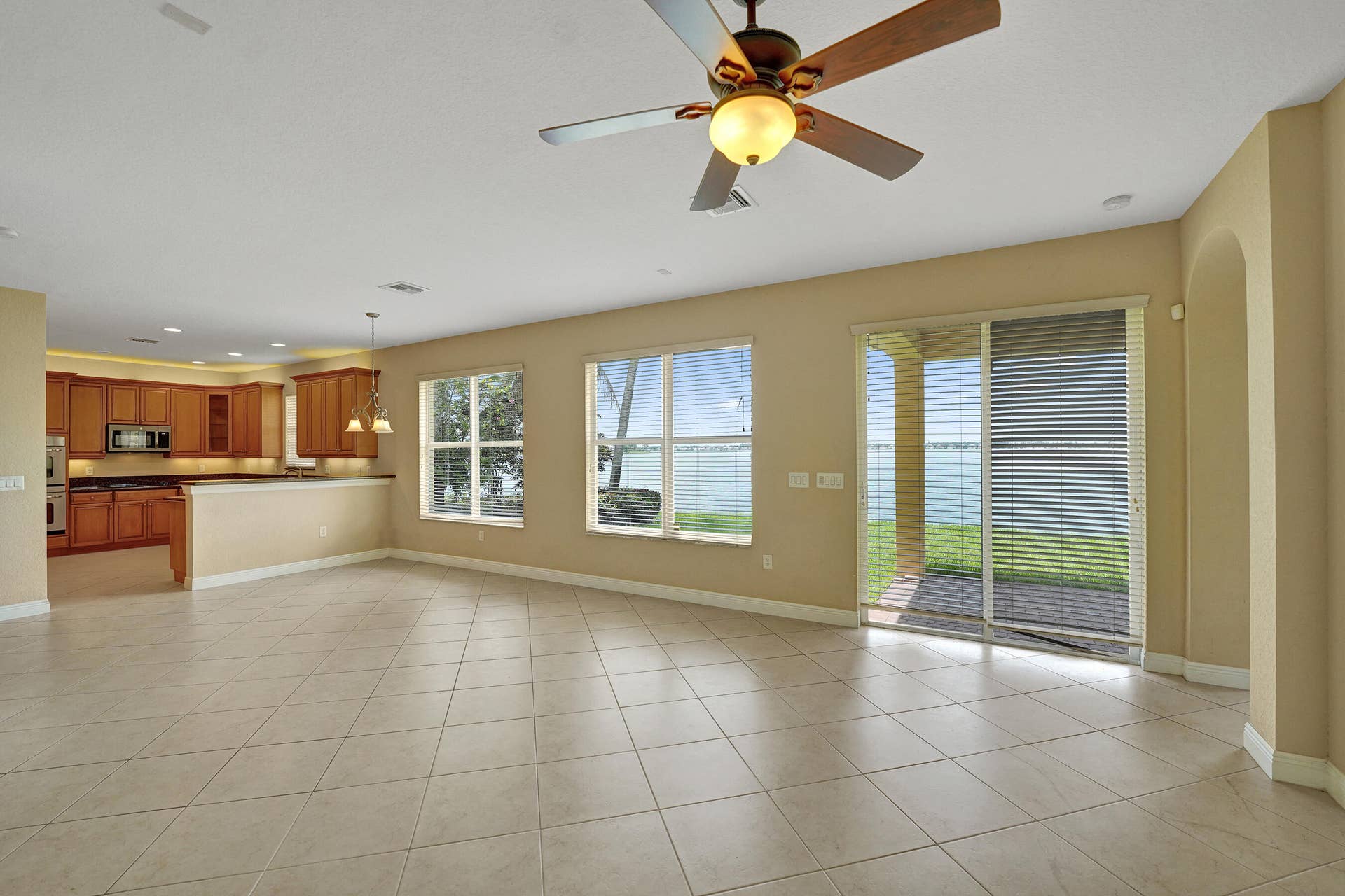 Open concept floorplan