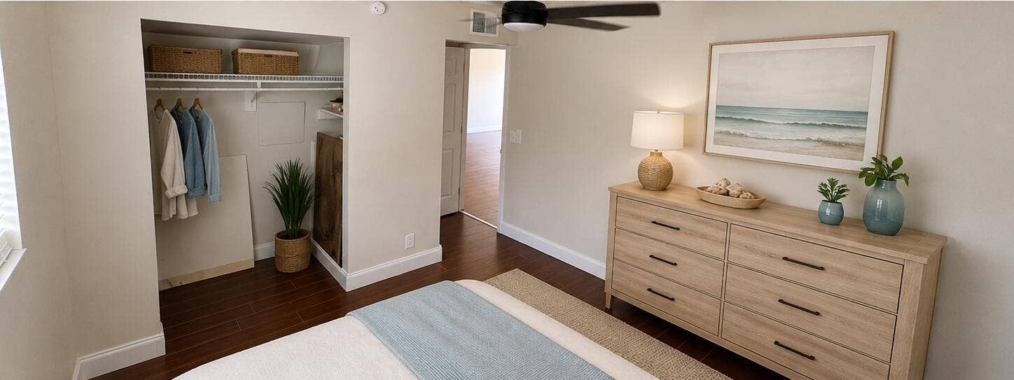 725 Hummingbird Way, #210, North Palm Beach, FL 33408 coastal_modern_bedroom_angle_2
