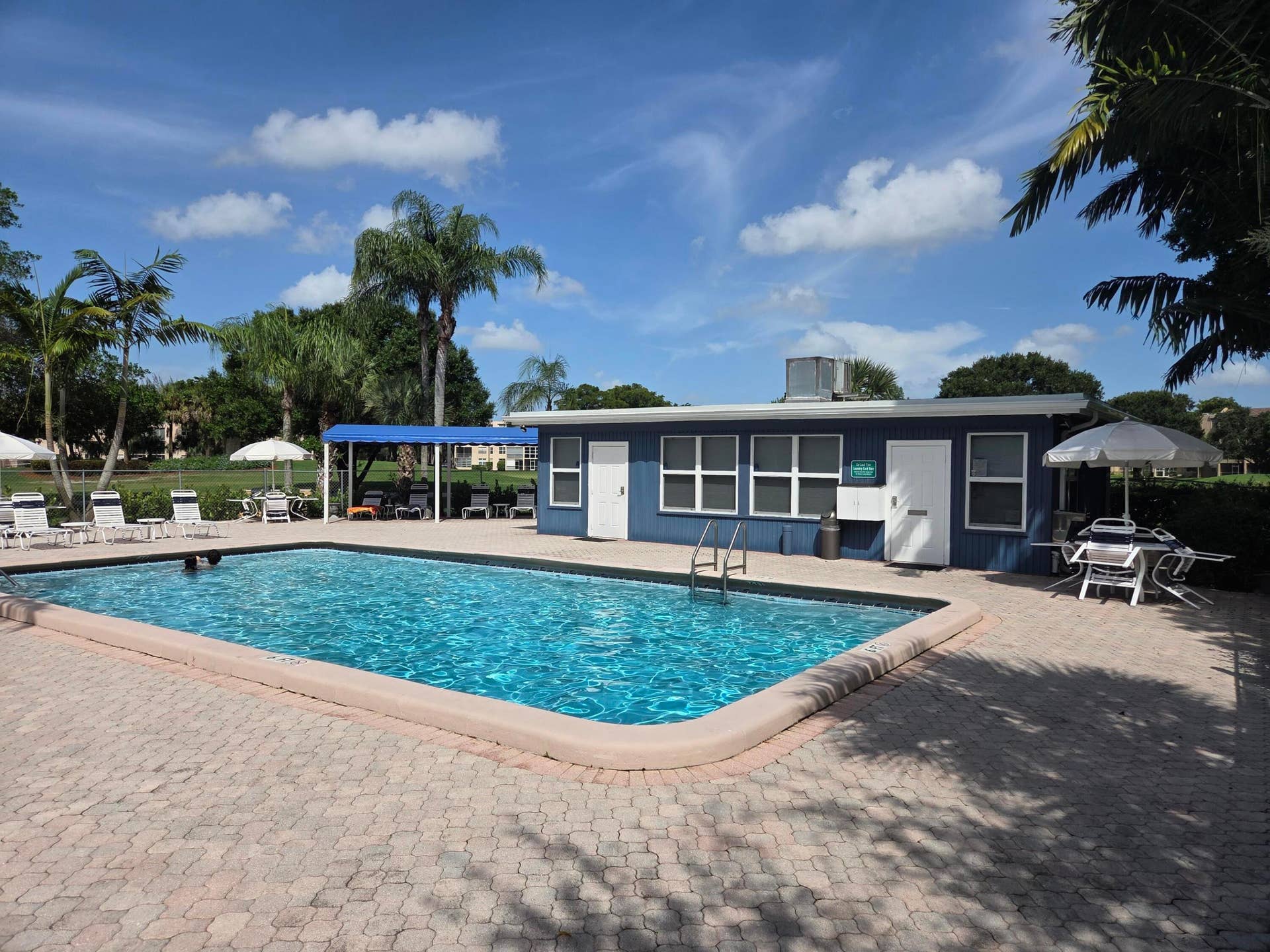 Your Swimming pool out your back door.