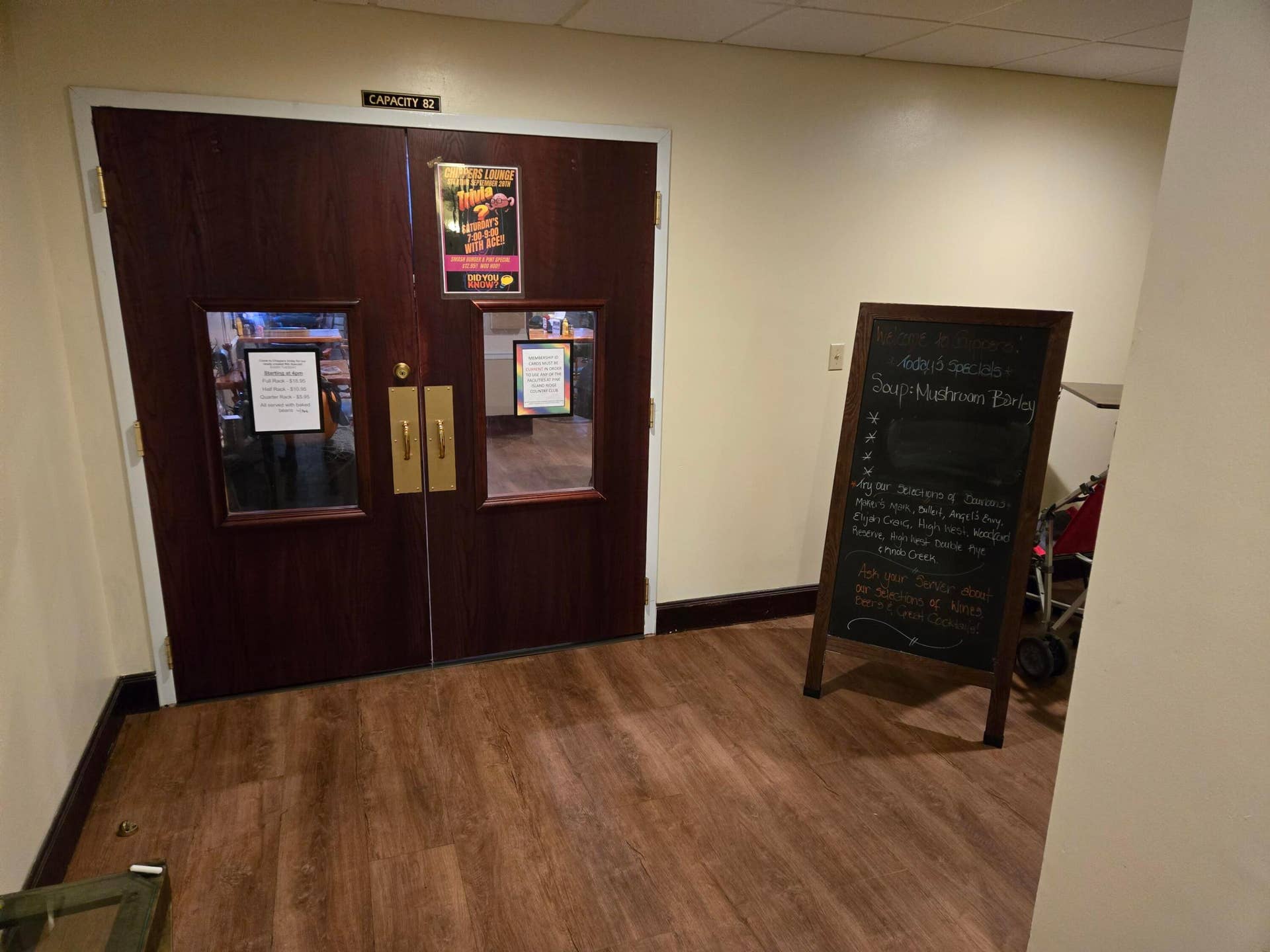 Chippers dowstairs entrance