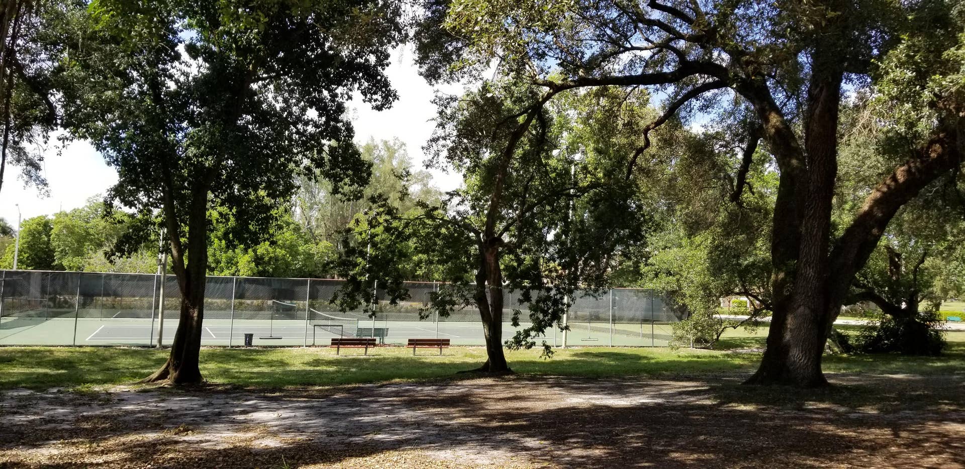 Tennis, Pickleball and basketball courts.
