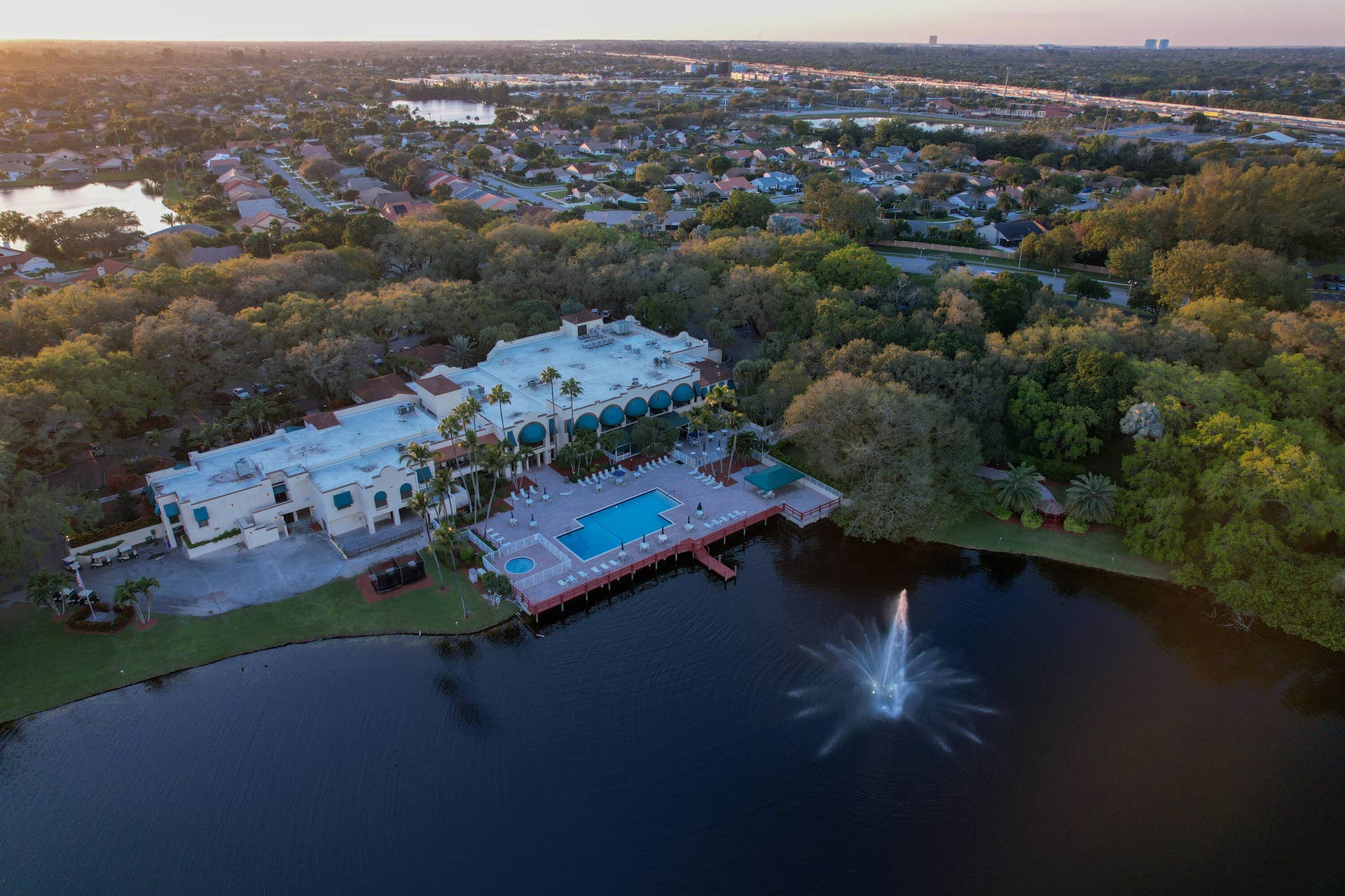 Overhead of the Country Club.