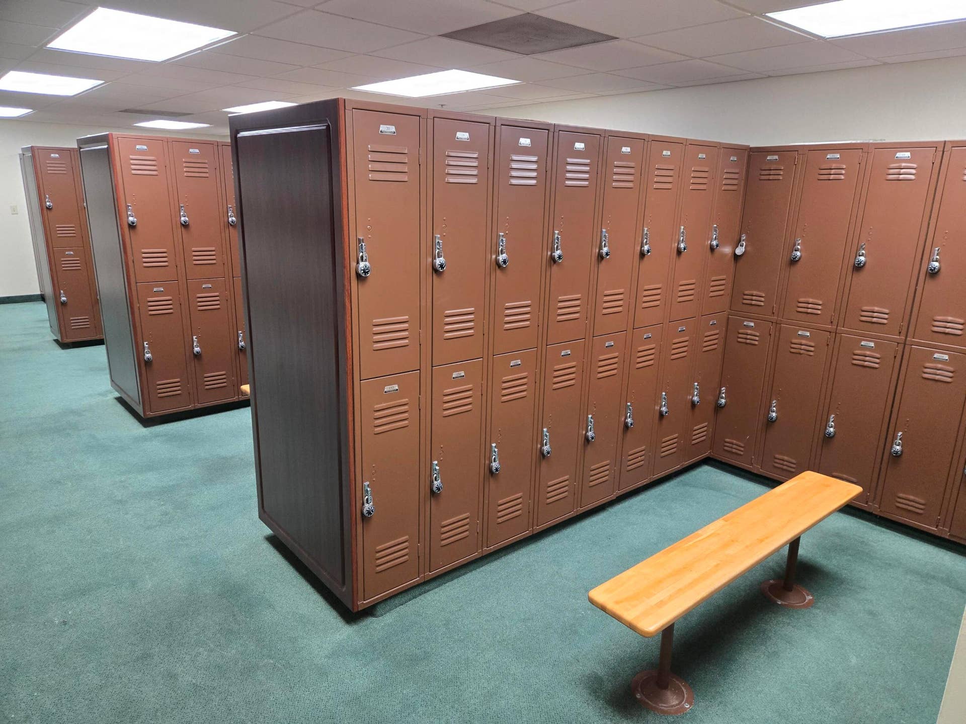 Locker rooms year round.