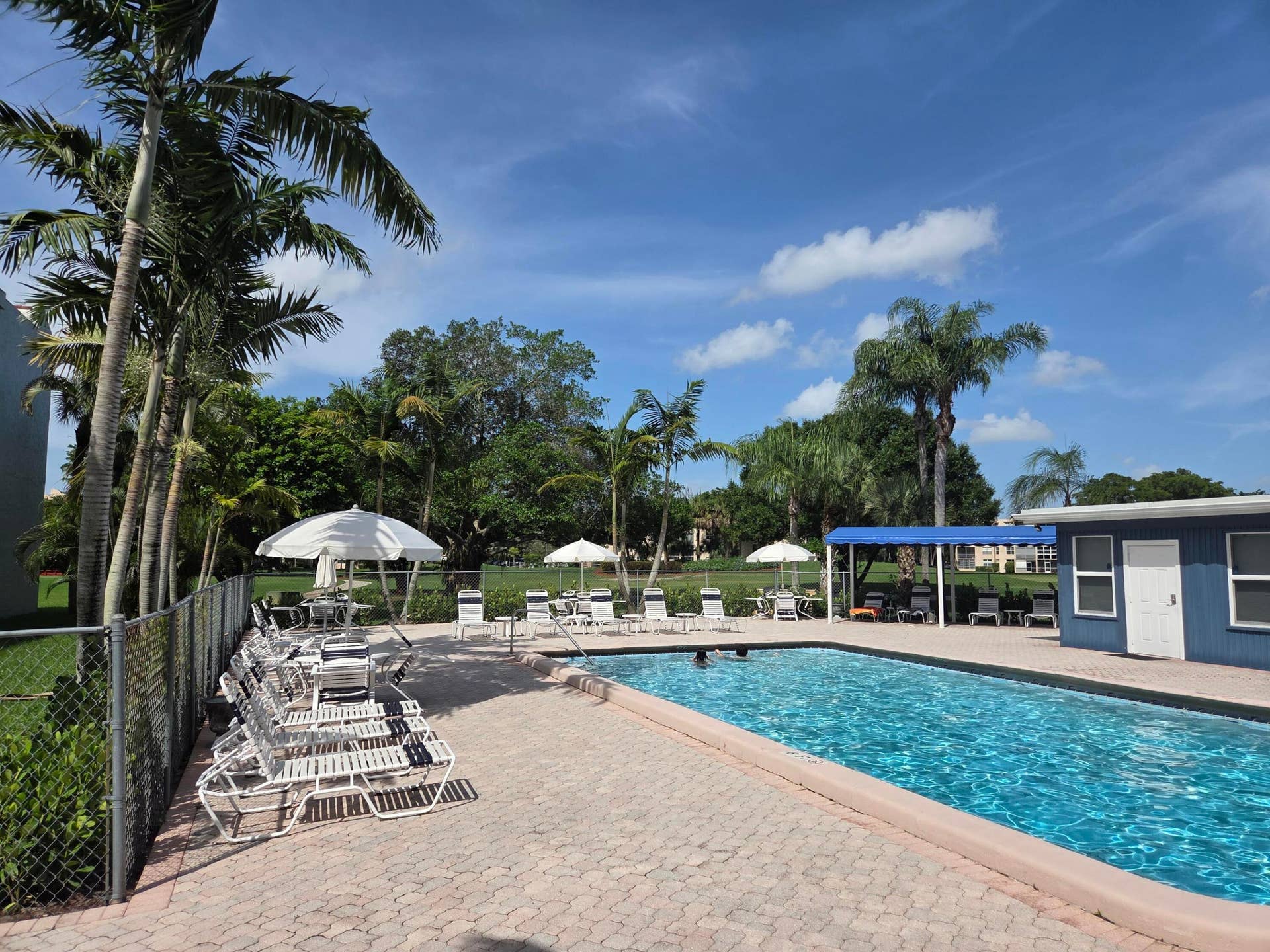 Your Swimming pool out your back door.