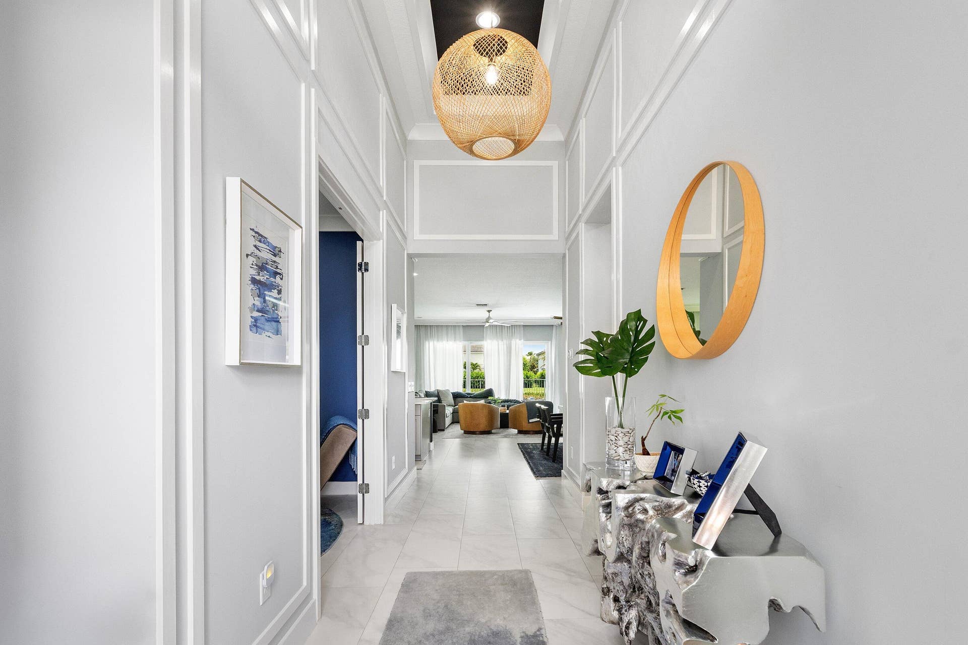 9663 Sterling Shores Street, Delray Beach, FL 33446 Foyer w/ custom Molding