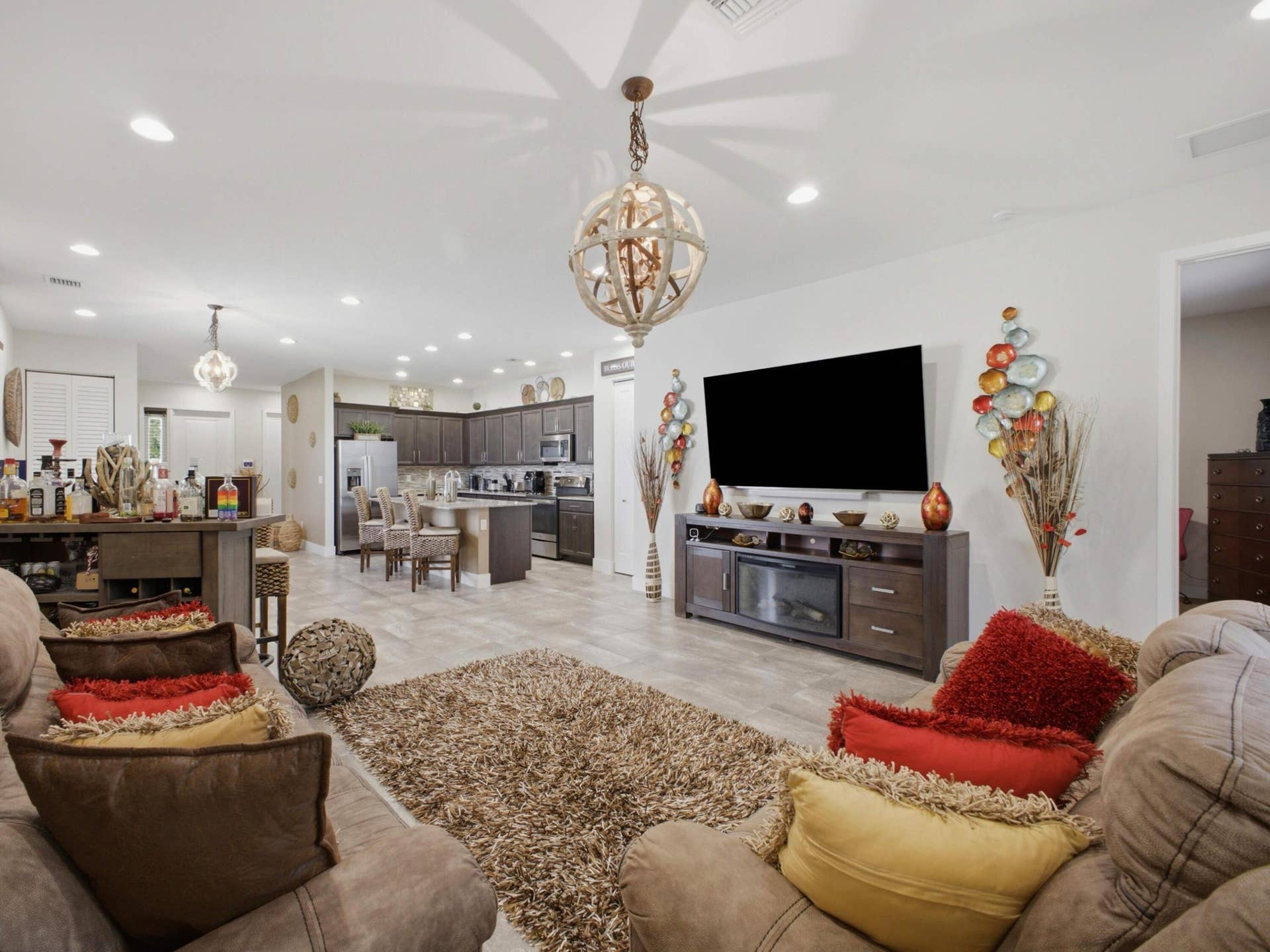 16312 Sandy Shore Drive, Westlake, FL 33470 Living to Kitchen