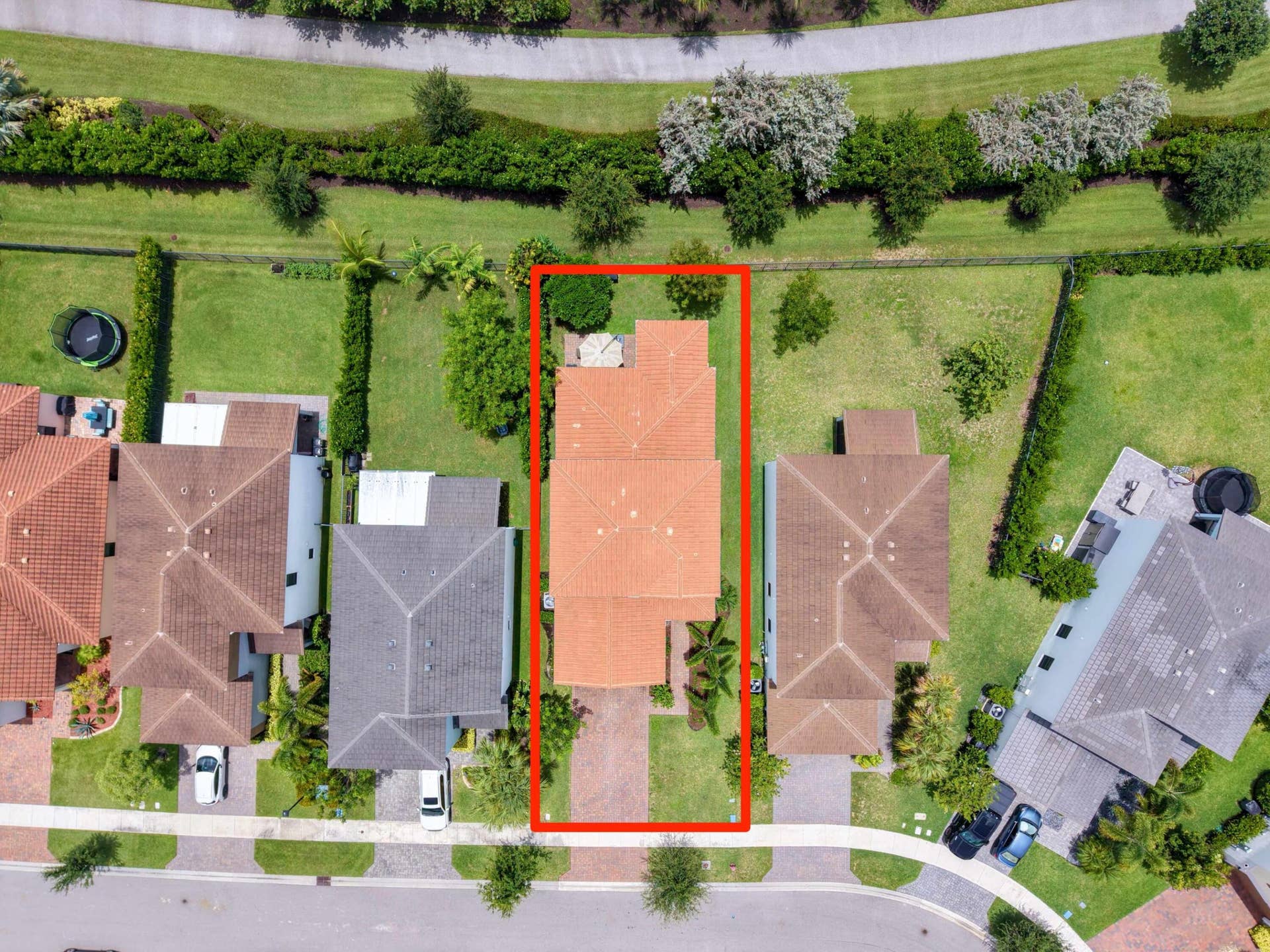 16312 Sandy Shore Drive, Westlake, FL 33470 Drone Above Lot