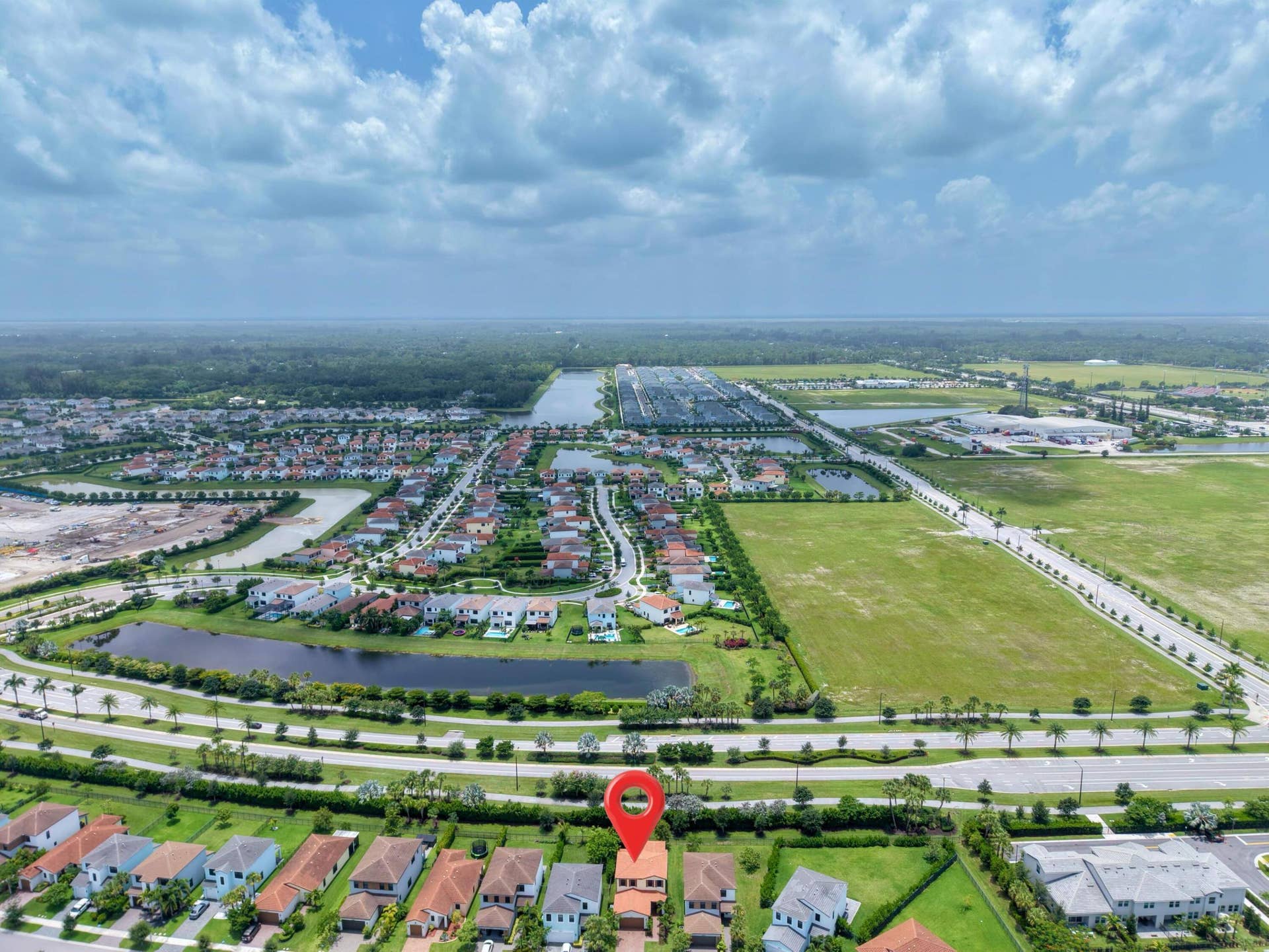 16312 Sandy Shore Drive, Westlake, FL 33470 Panoramic to South