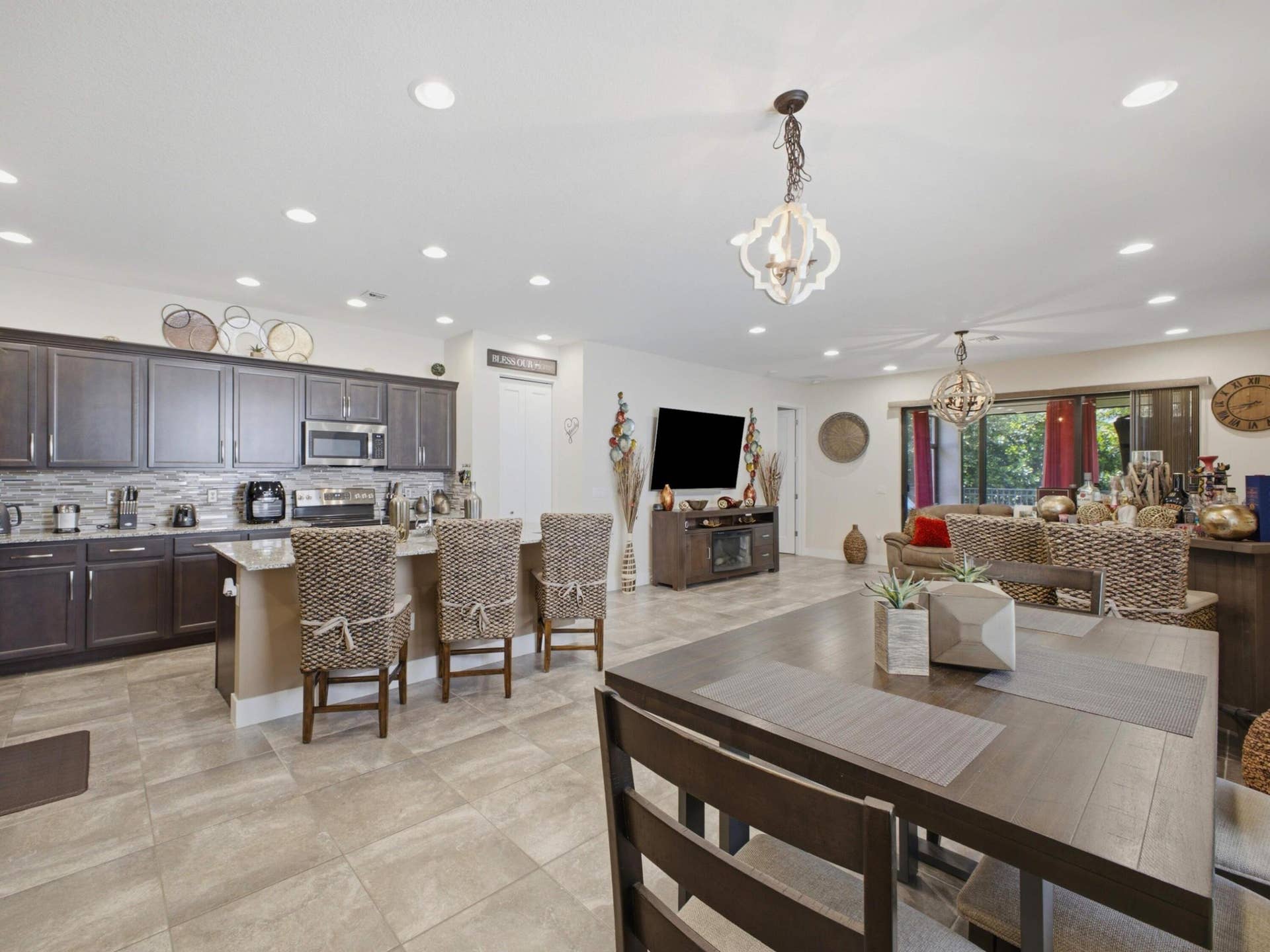 16312 Sandy Shore Drive, Westlake, FL 33470 Dining to Kitchen Living