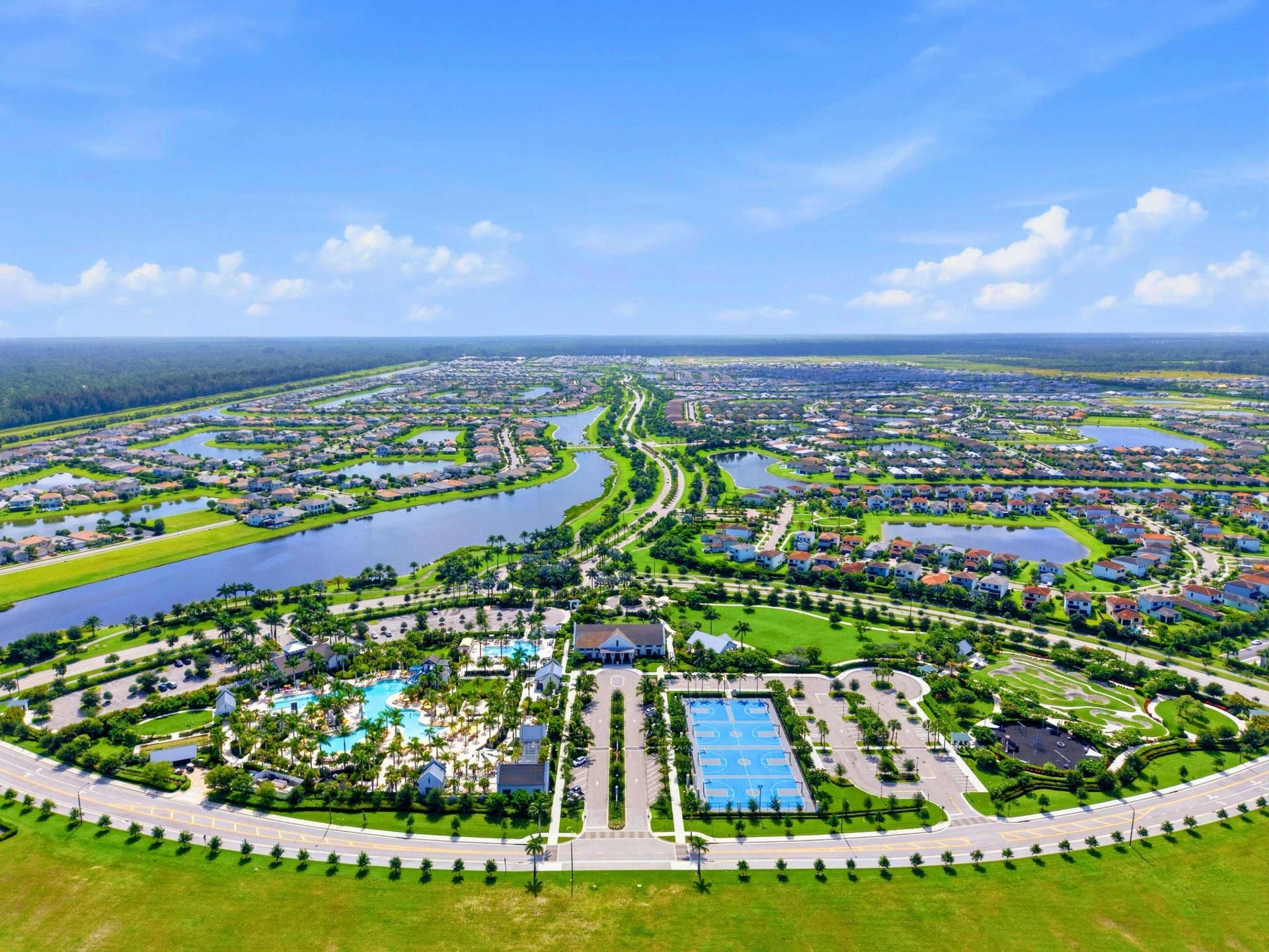 16312 Sandy Shore Drive, Westlake, FL 33470 Aerial Waterpark
