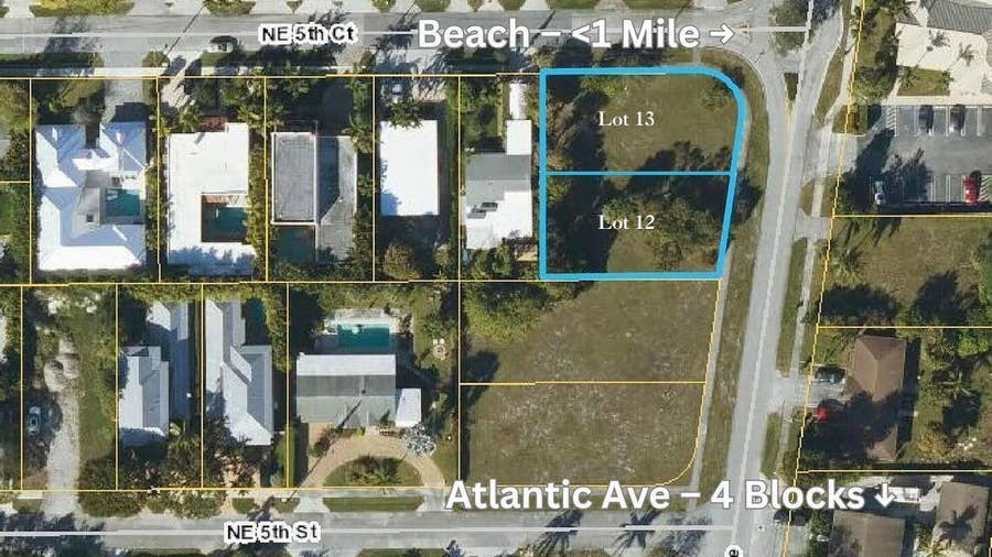 Property photo for 514 (lot 12) NE 3rd Avenue, Delray Beach, FL