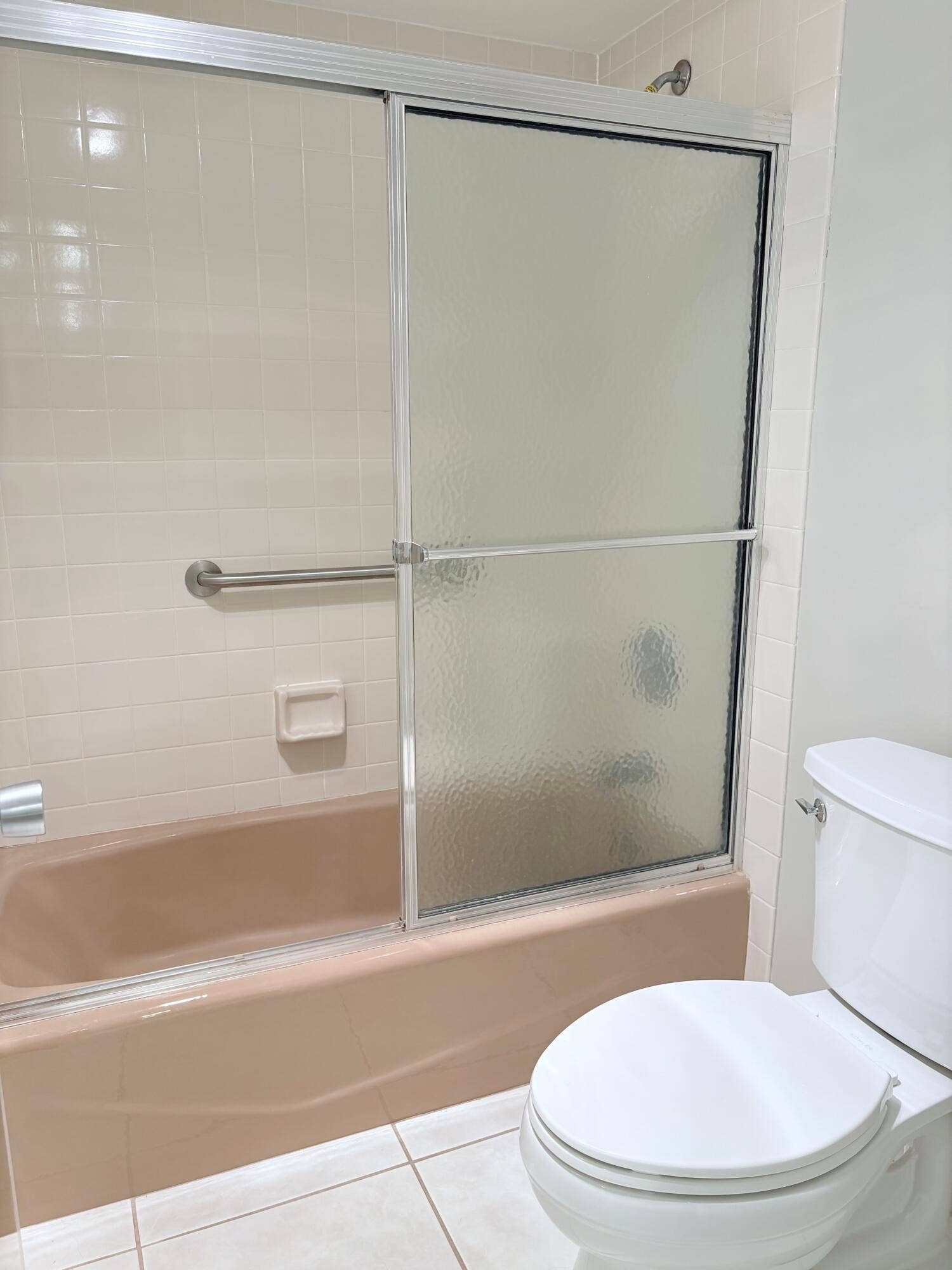 804 Cypress Grove Lane, #508, Pompano Beach, FL 33069 Master shower/tub combo.