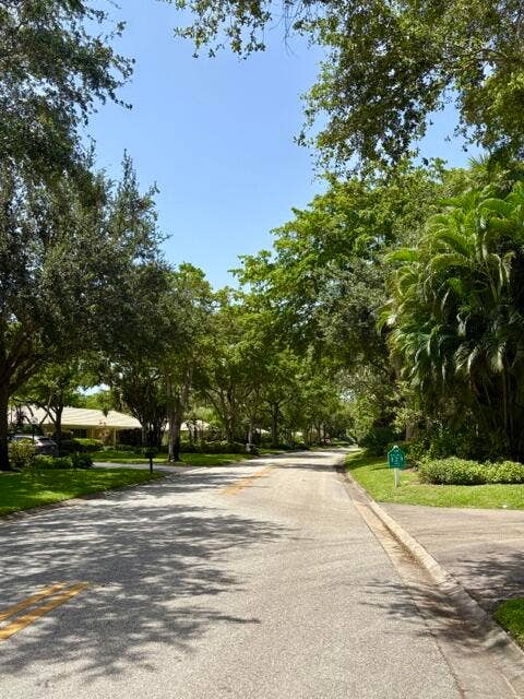 804 Cypress Grove Lane, #508, Pompano Beach, FL 33069 Cypress Grove Lane with mature trees, traffic exclusive to the residents.