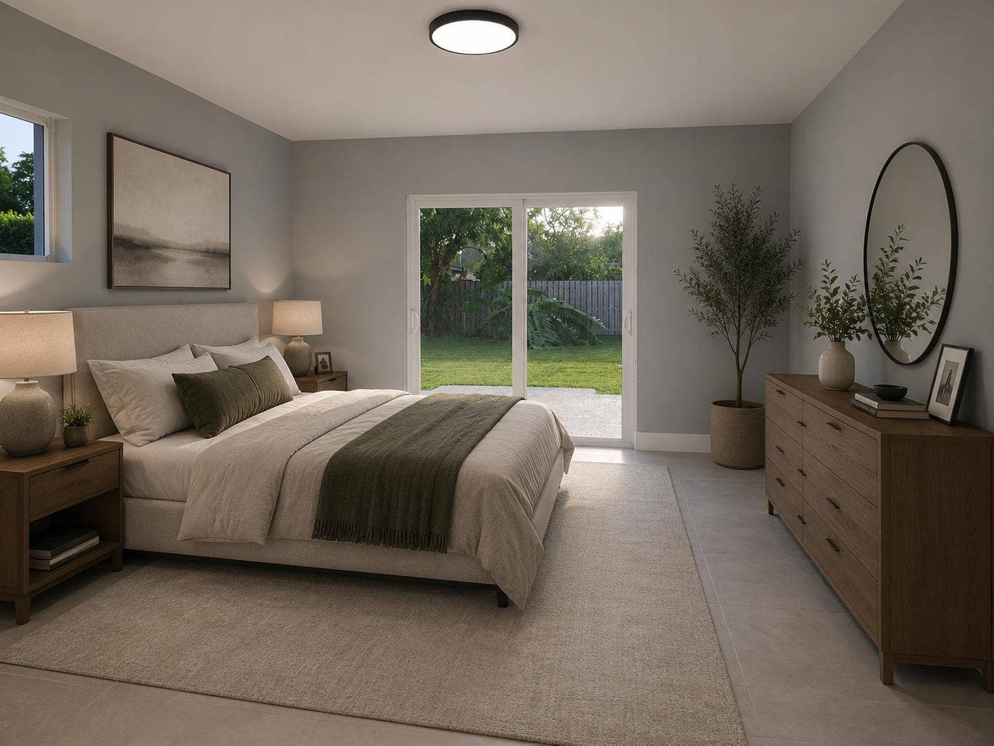 Master Bedroom. Virtually Staged