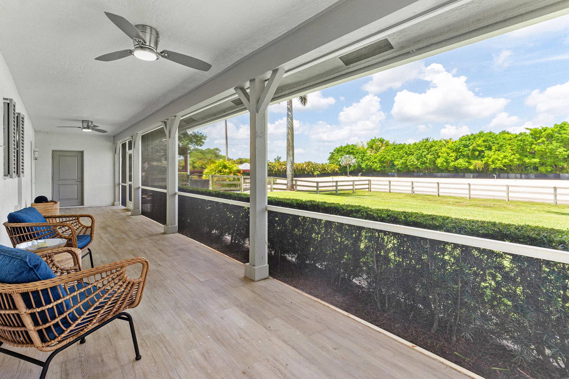 4101 120th Avenue S, Wellington, FL 33449 screened porch overlooking property