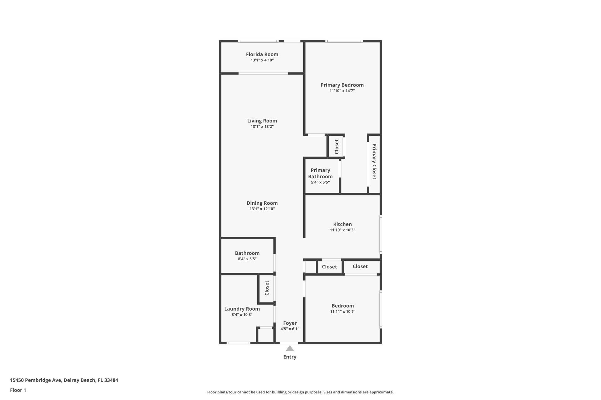 15450 Pembridge Avenue, #164, Delray Beach, Delray Beach, FL 33484 Floor Plan
