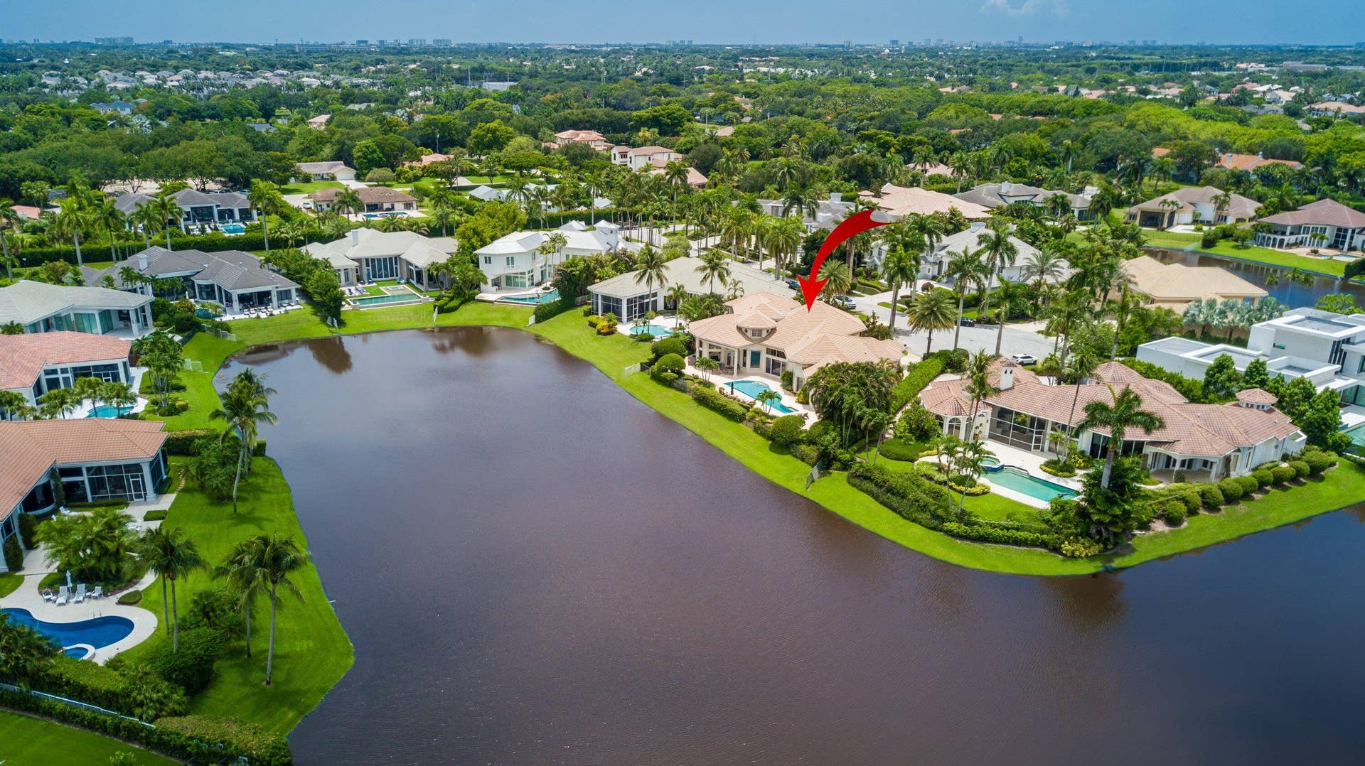 6949 Lake Estates Court, Boca Raton, FL 33496 aerial