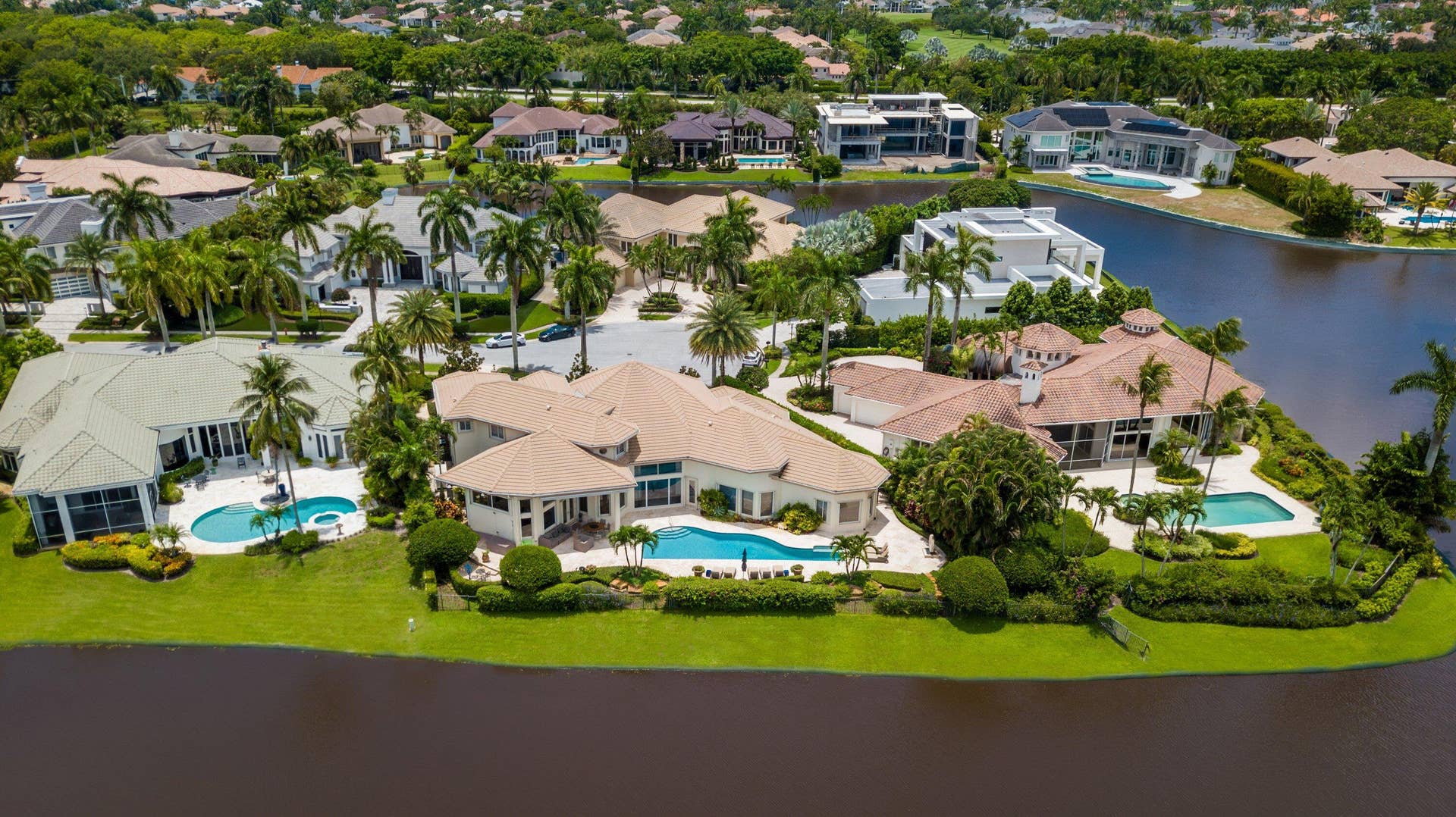 6949 Lake Estates Court, Boca Raton, FL 33496 aerial
