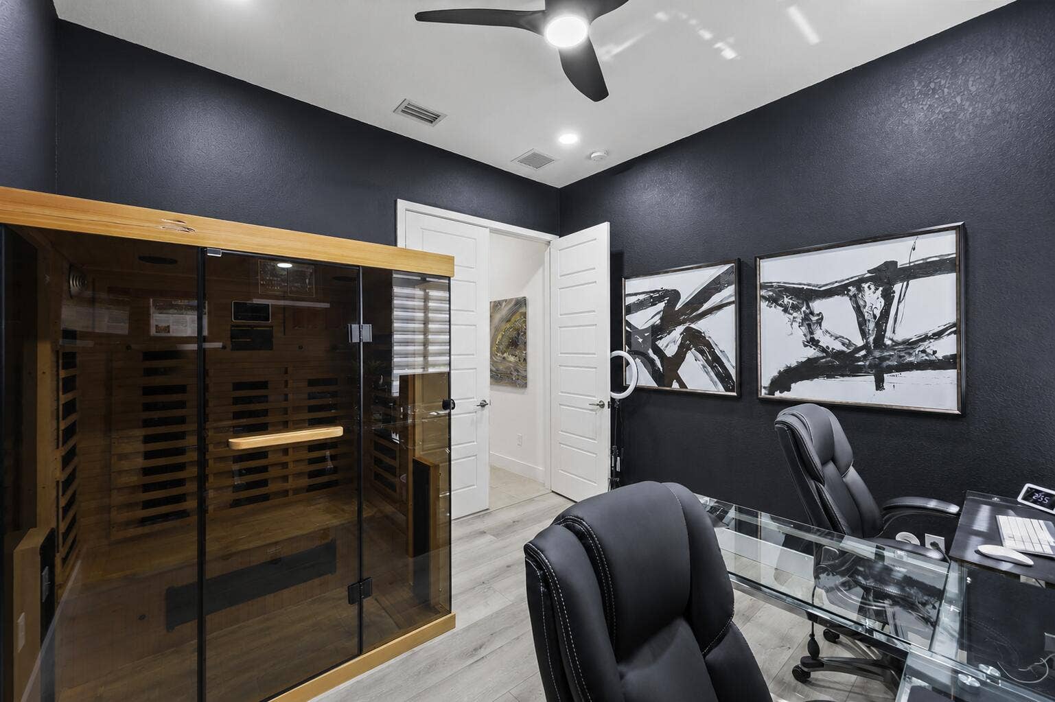 Downstairs Office (6th bedroom)