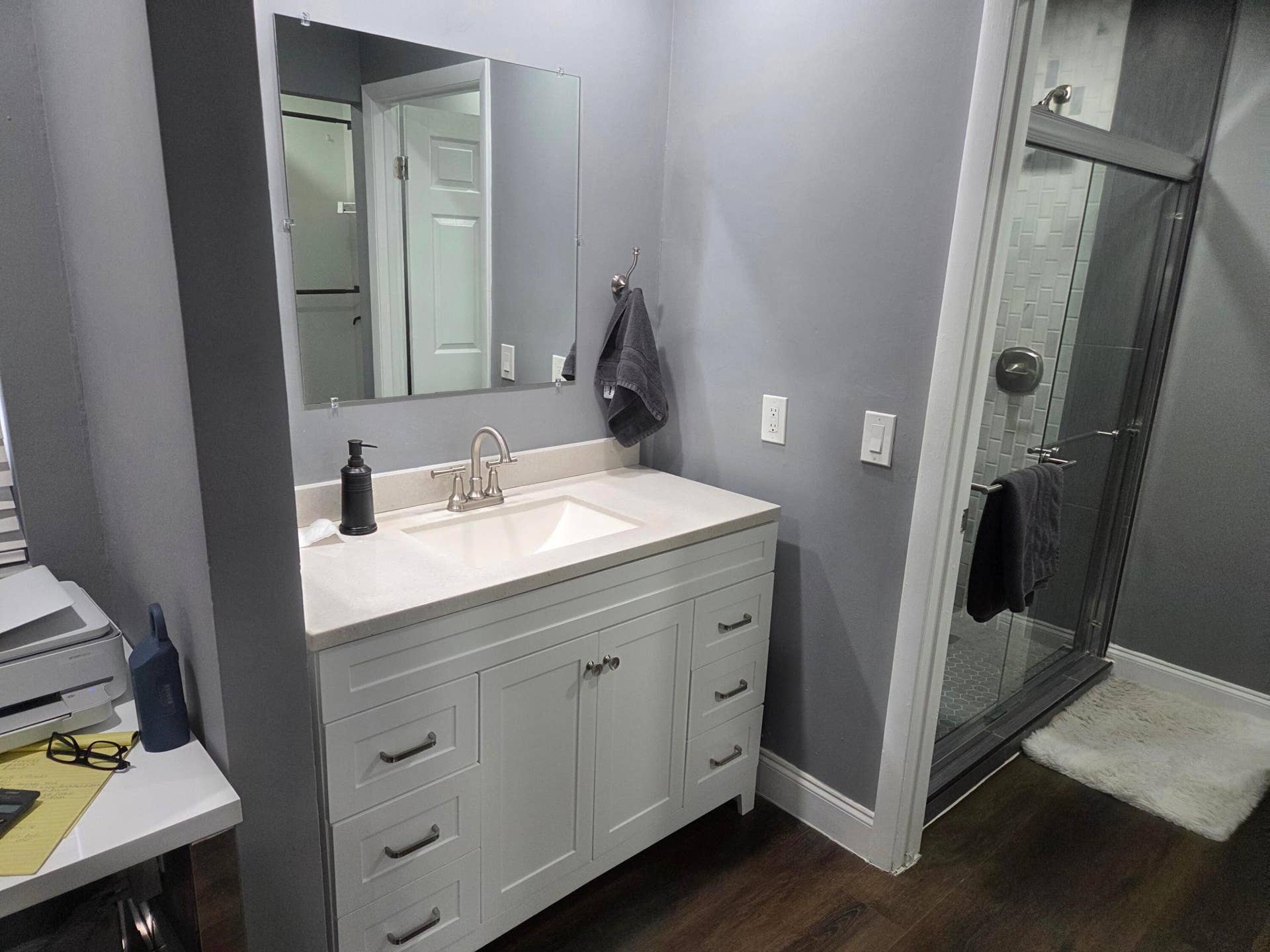 1020 Coral Club Drive, #1020, Coral Springs, Coral Springs, FL 33071 Master Shower and sink