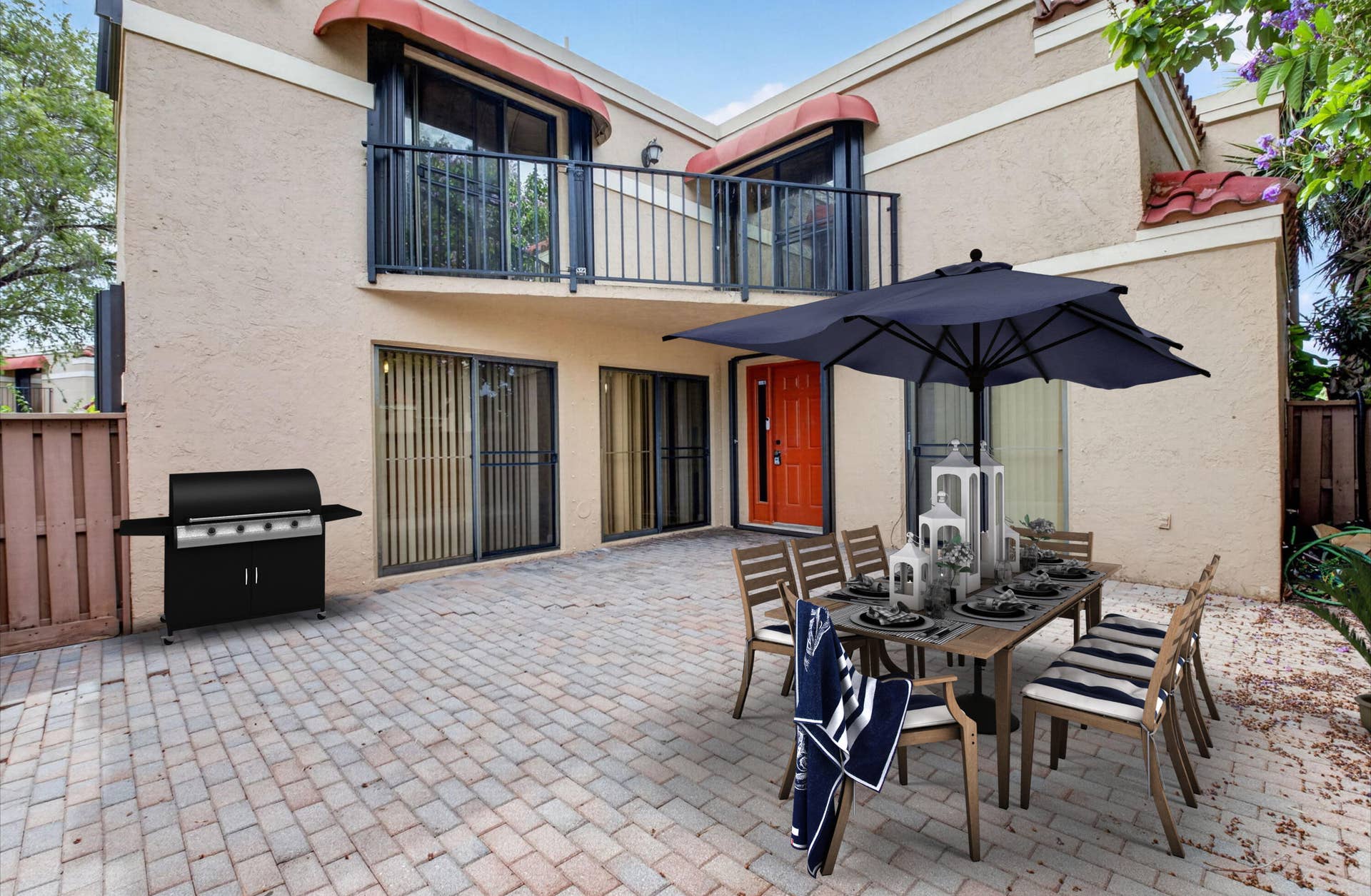8230 Severn Drive, #A, Boca Raton, FL 33433 Virtually Staged Patio