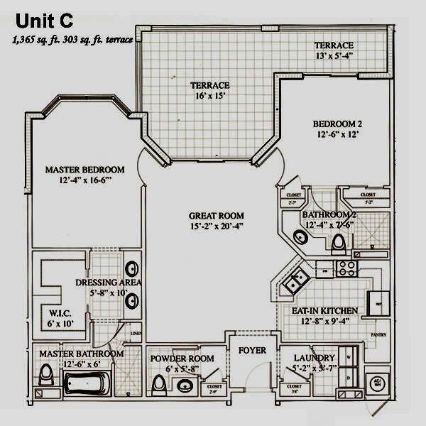 16100 Emerald Estates Drive, #389, Weston, FL 33331 The unit #389 is a Mirror Image of this drawing.