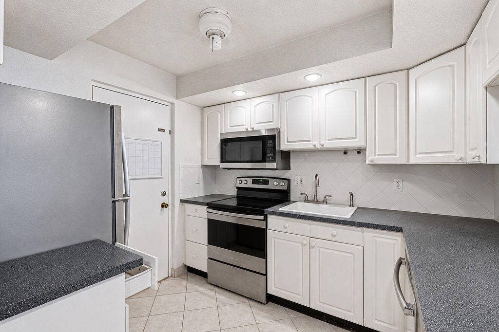 Spacious kitchen with SS appliances
