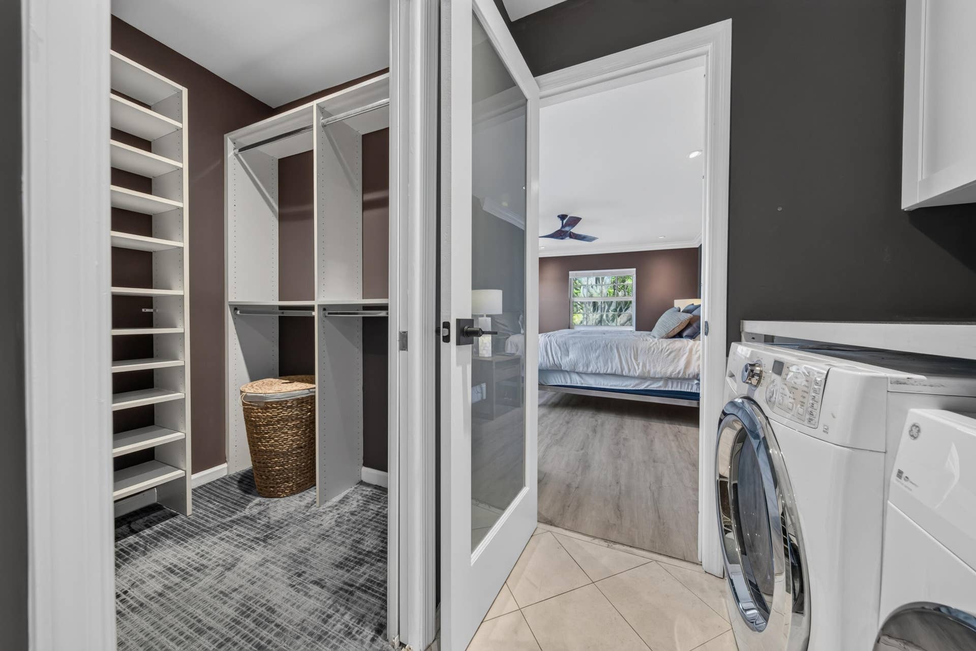 Custom walk-in closet