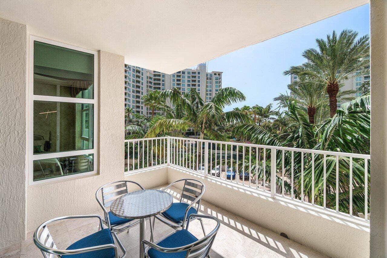 THE TWO BALCONIES ALLOW BEAUTIFUL NATURAL LIGHT THROUGHOUT