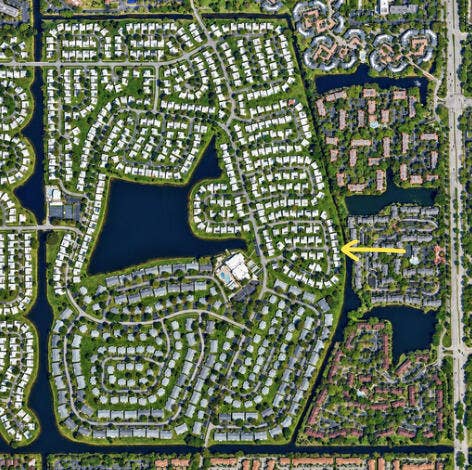 1266 NW 82nd Avenue, Plantation, FL 33322 Arial View of community