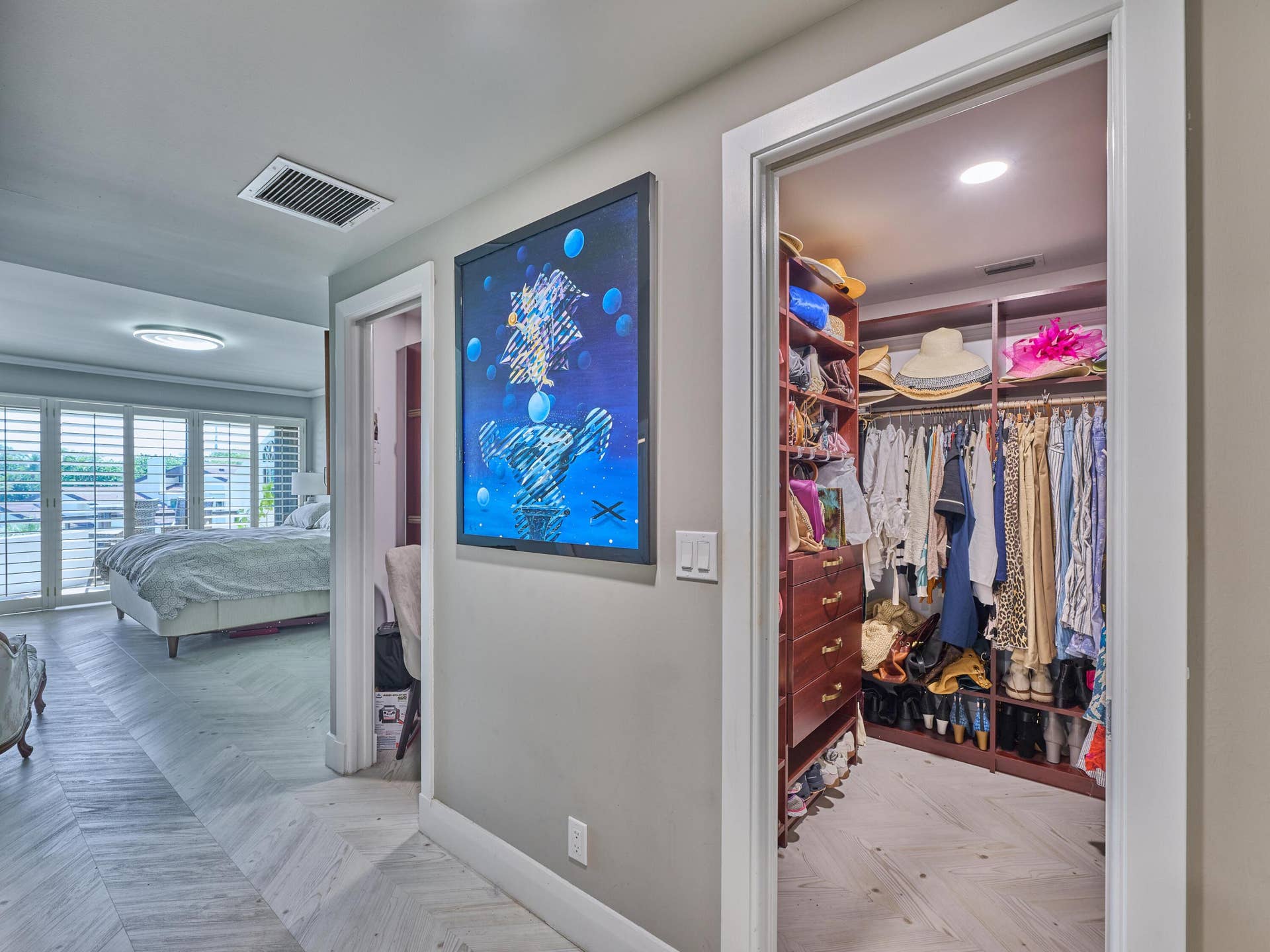 1117 Marine Way E, #K4l, North Palm Beach, FL 33408 Master Suite to Balcony - closets open